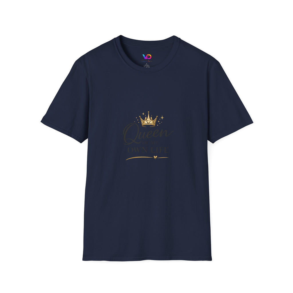 Queen of My Own Life T-Shirt — Empowerment Crown Graphic Tee