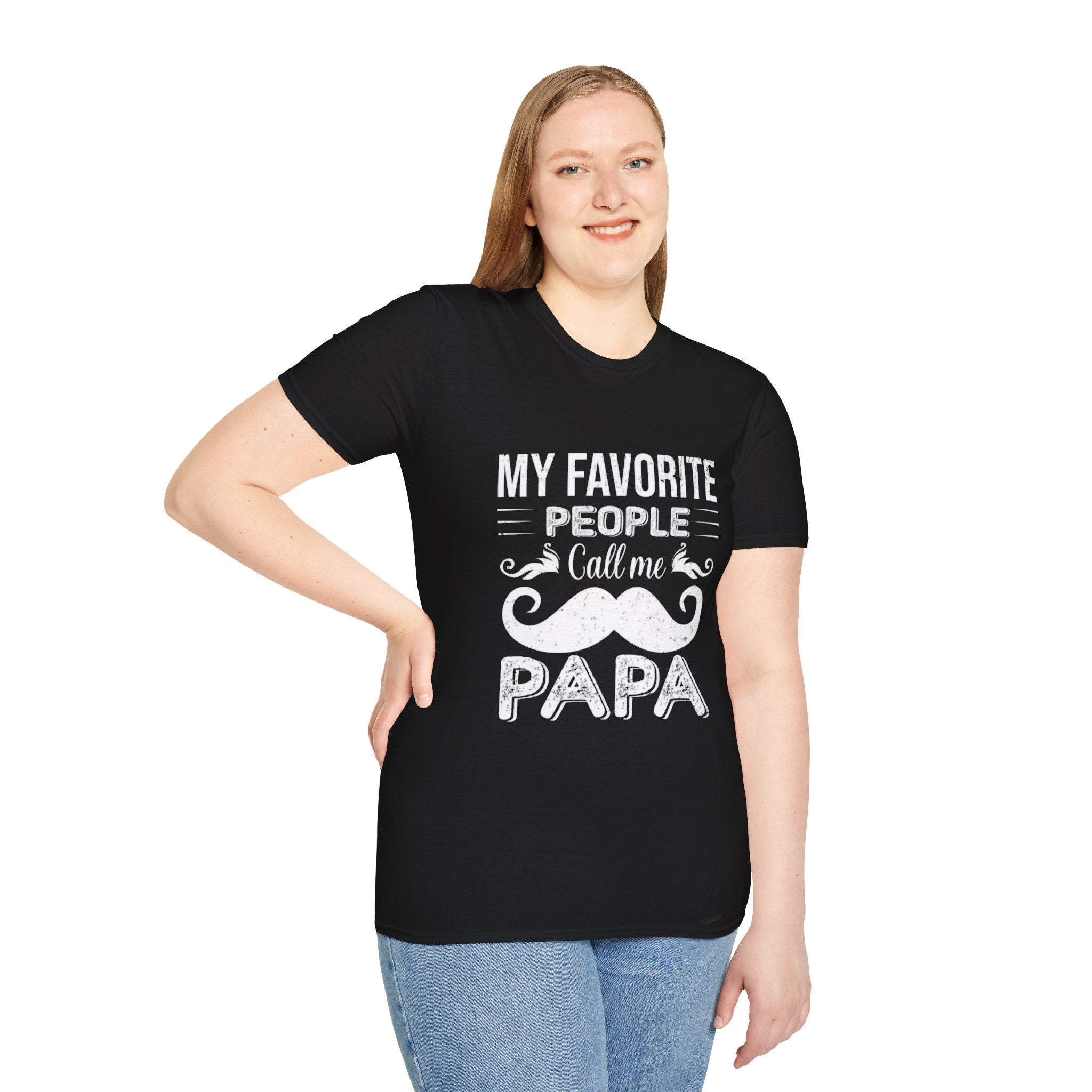 Papa T-Shirt — “My Favorite People Call Me Papa” Vintage Family Gift