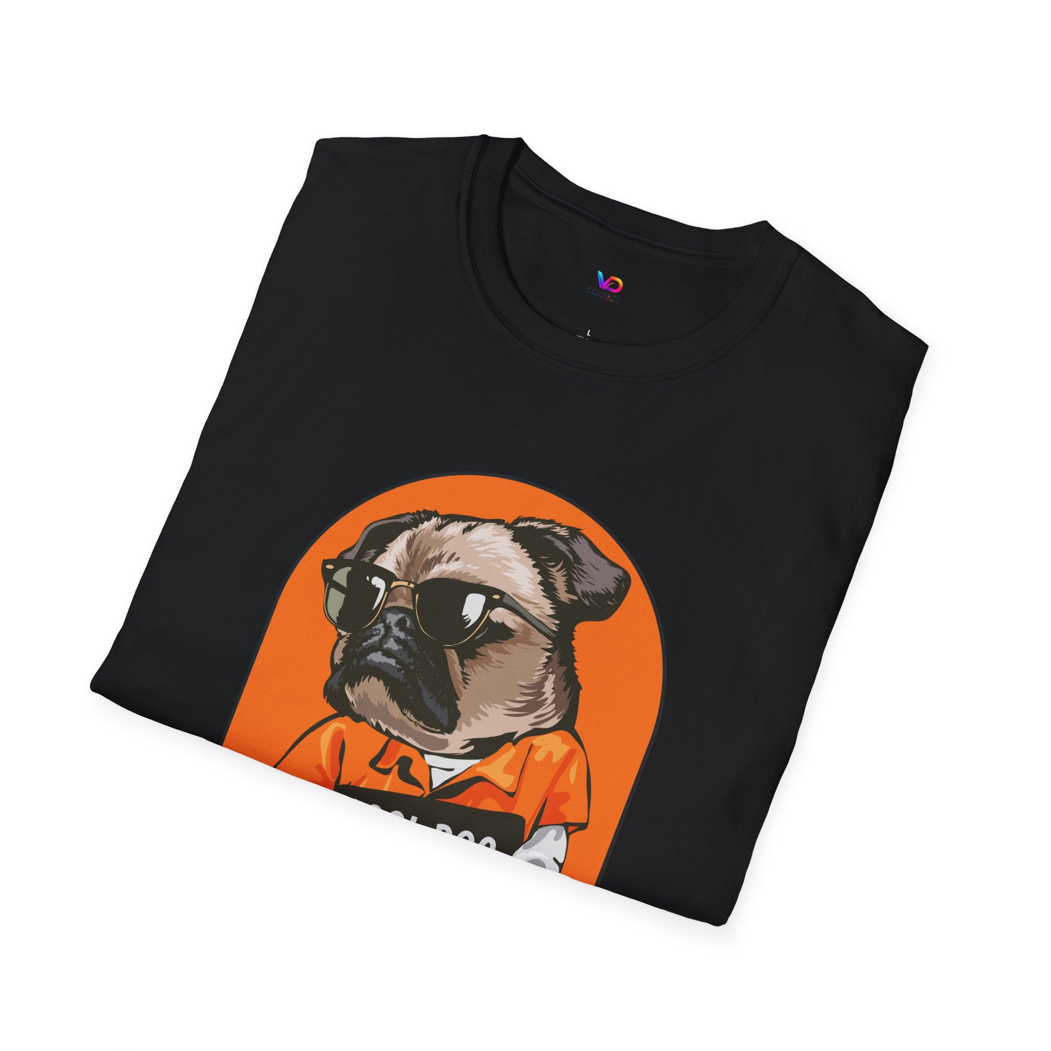 Cool Dog Tee — Retro Pug Graphic T‑Shirt