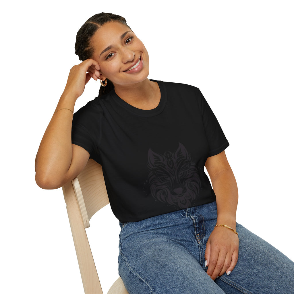 Wolf Mandala T-Shirt — Tribal Geometric Wolf Art Tee