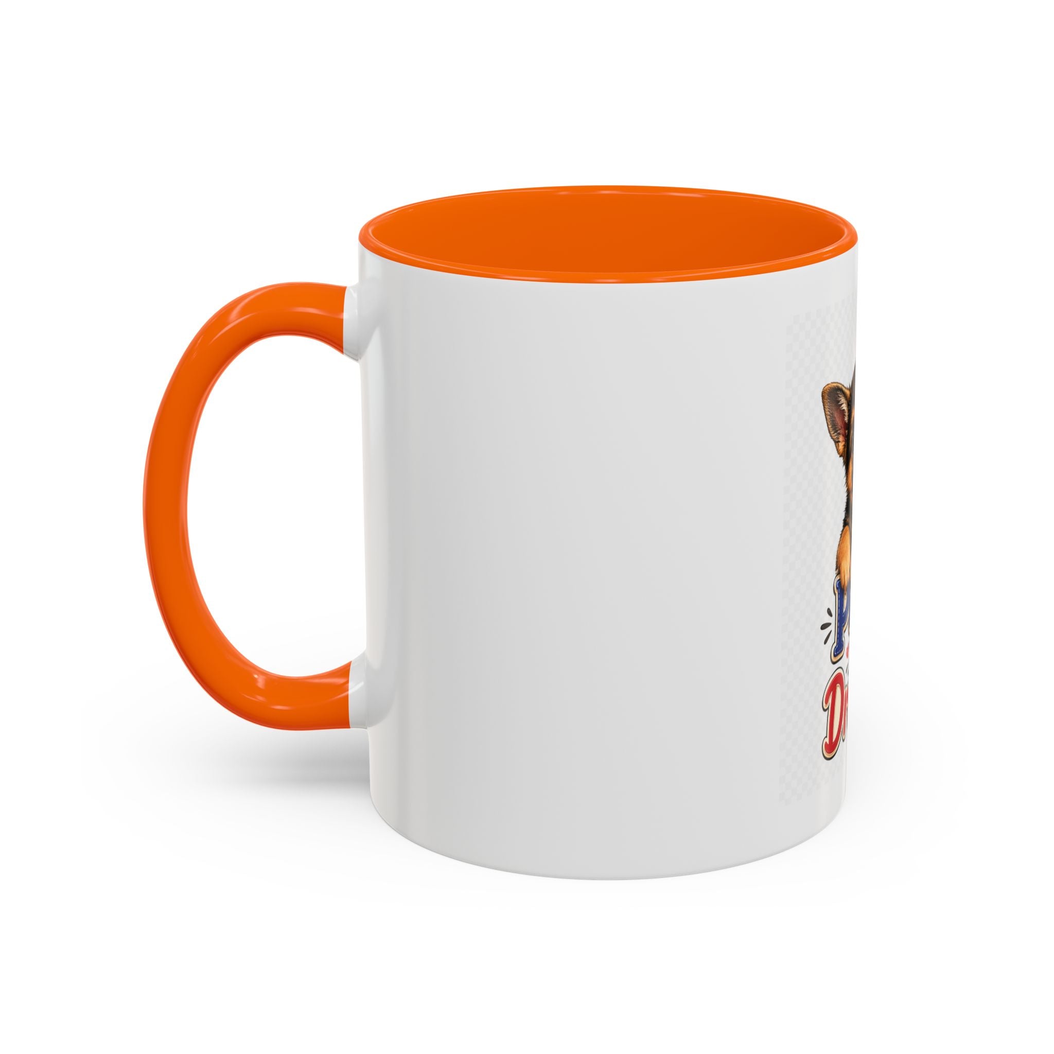 Coffee Mug - "Little Paws, Big Dreams" German Shepherd Puppy Accent Mug (11/15 oz)