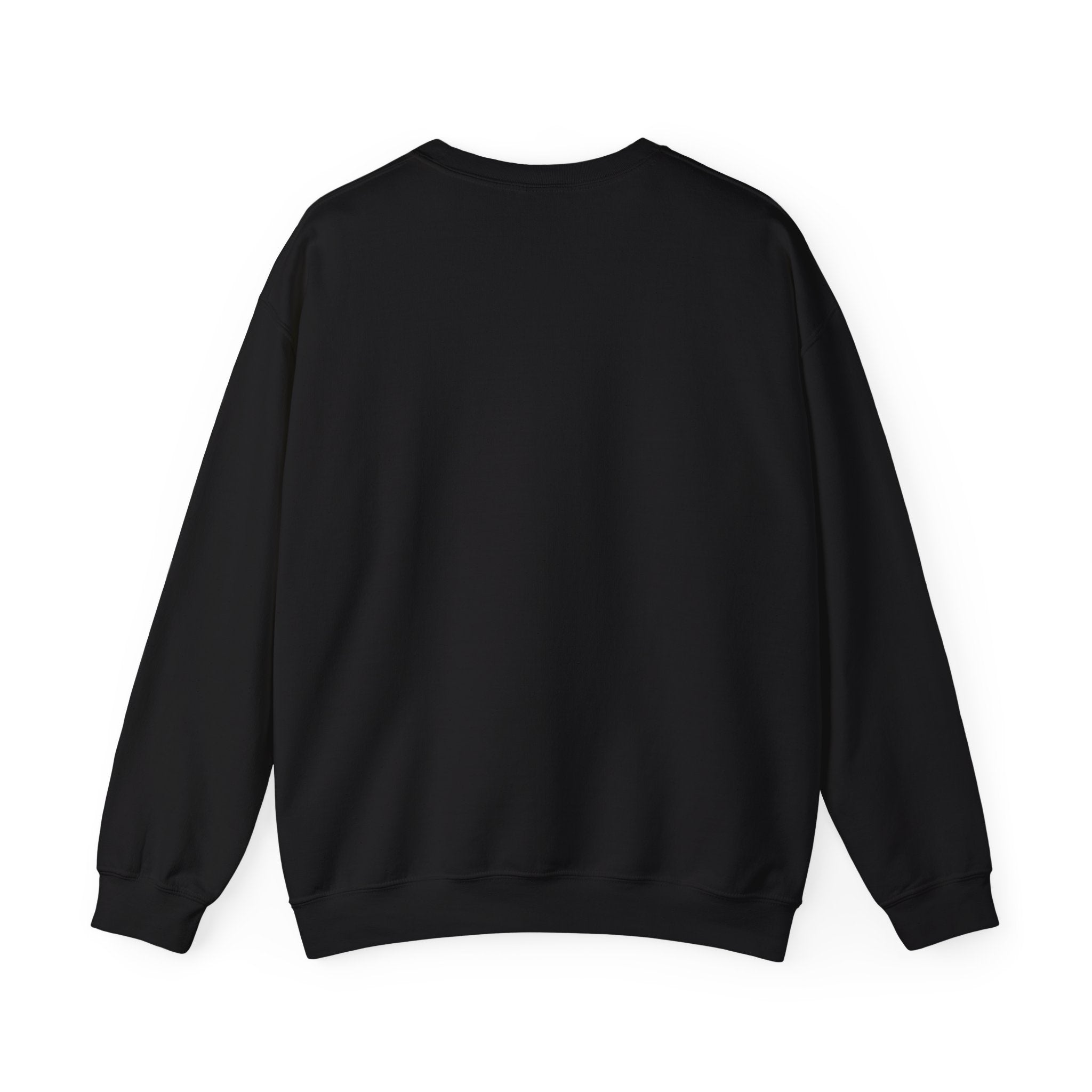 Crewneck Sweatshirt — “Challenges Build Inner Strength” Flame Smile Graphic