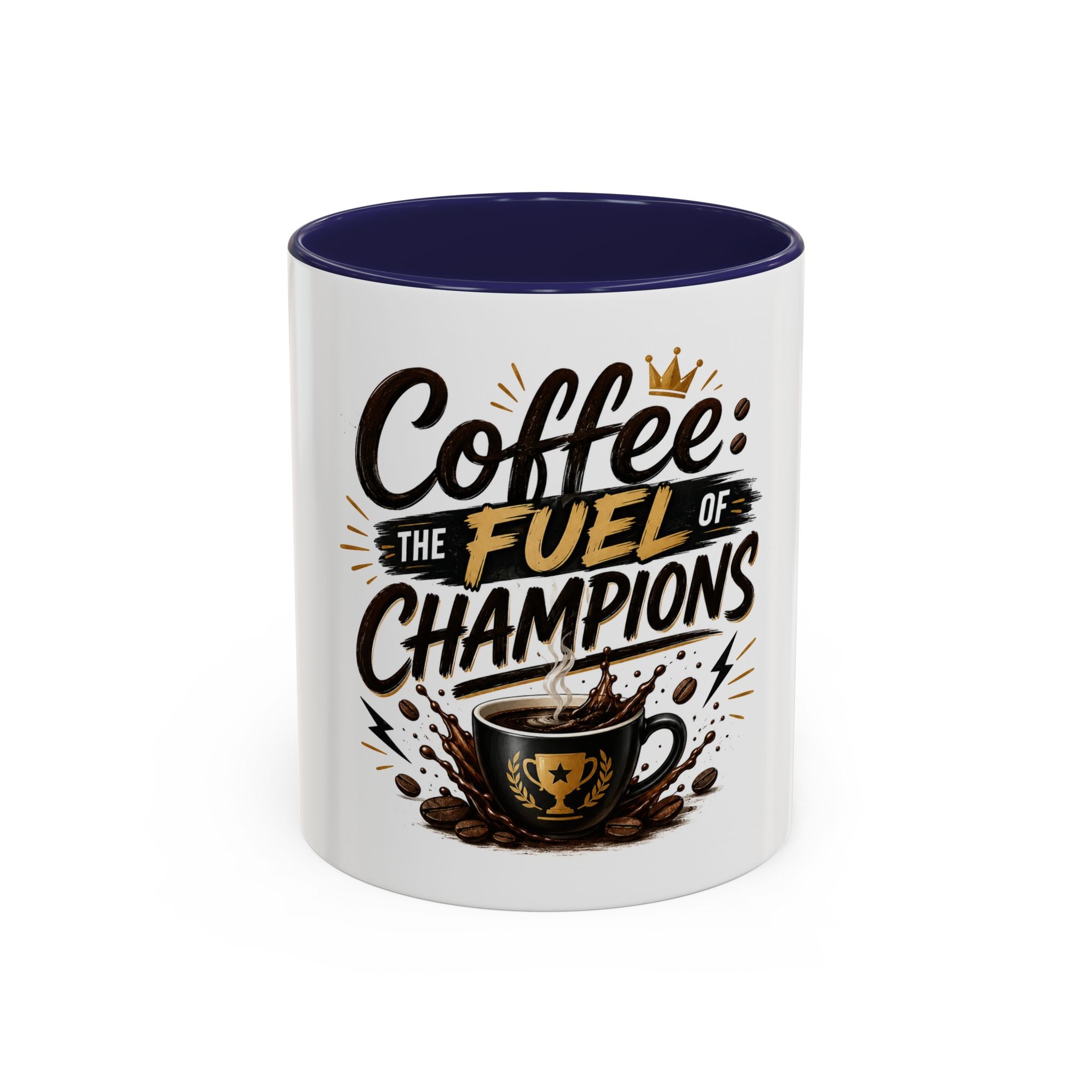 Coffee Mug — “Coffee: The Fuel of Champions” Motivational Ceramic Mug (11/15oz)
