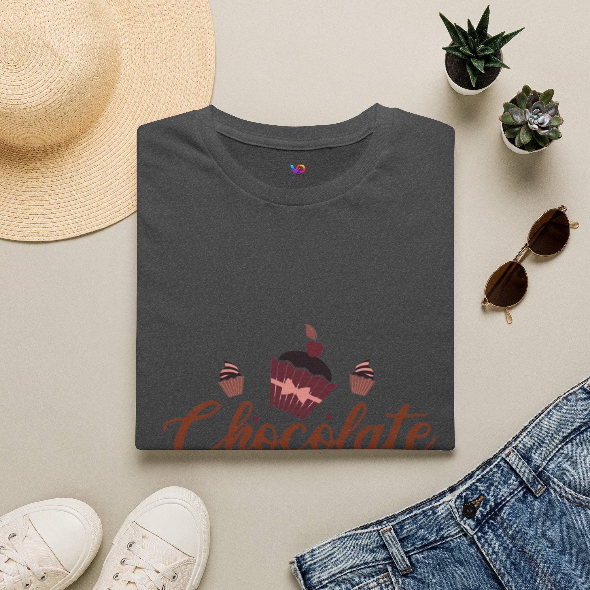 Chocolate Day T‑Shirt — Cupcake & Candy Dessert Lovers Tee