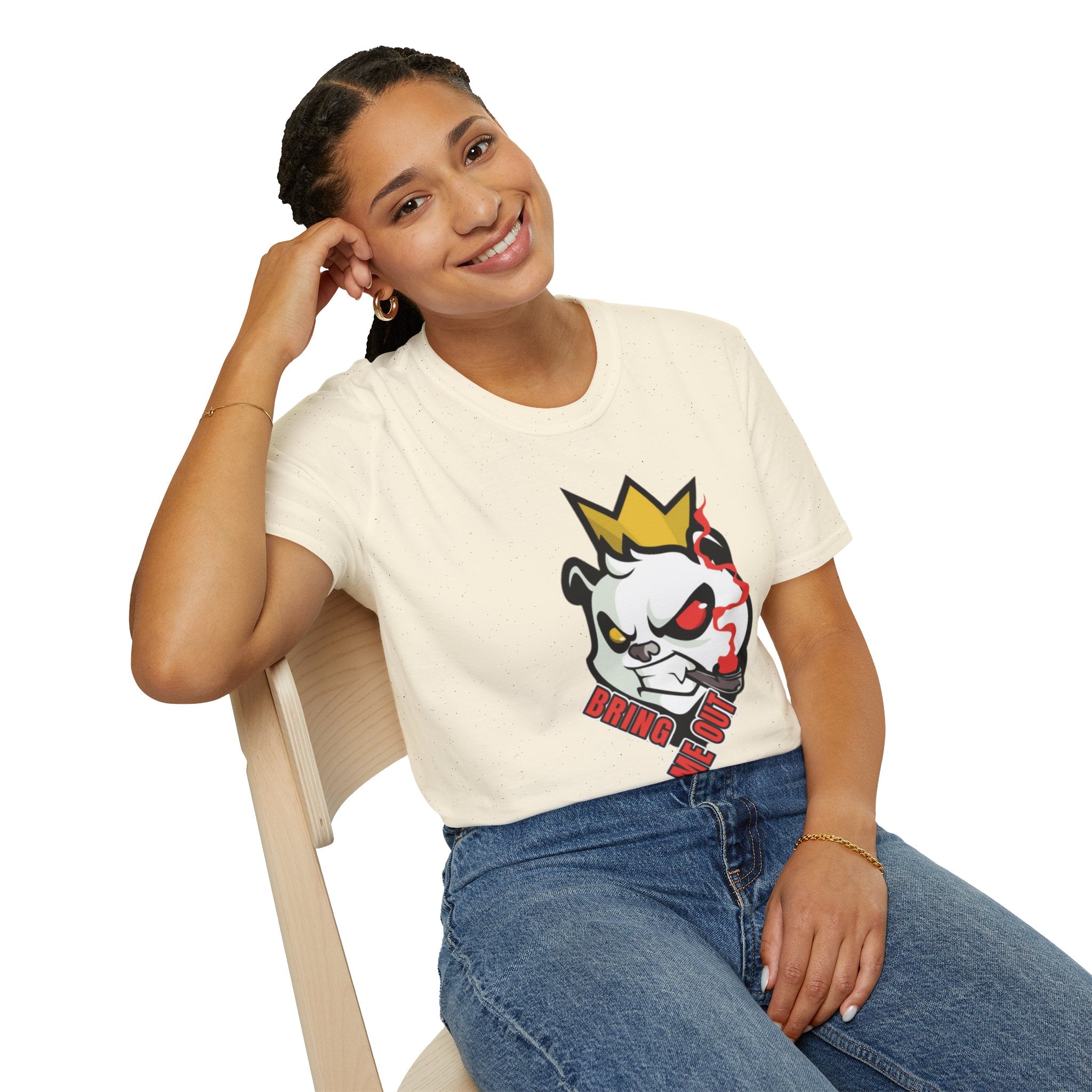 Panda King Graphic Tee — 'Bring Me One' Streetwear T-Shirt