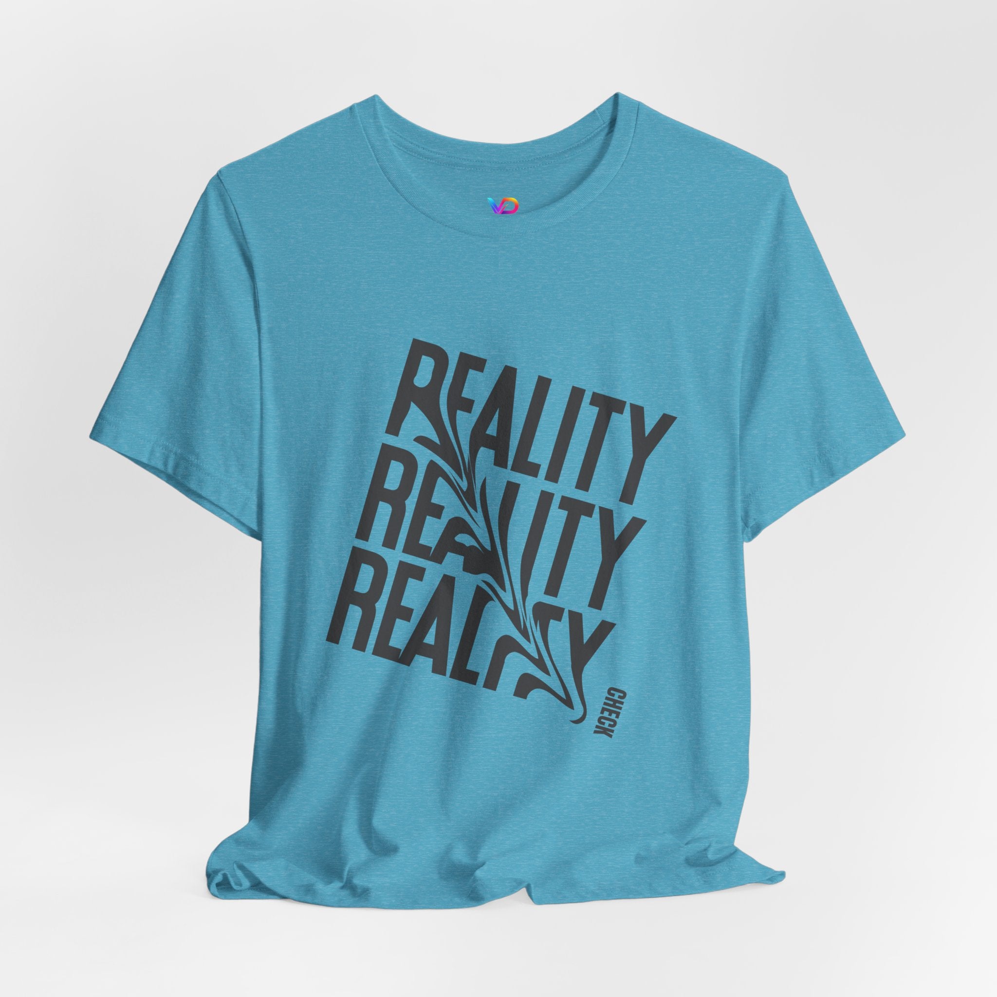 Reality Repeat Tee — Graphic Typography T-Shirt