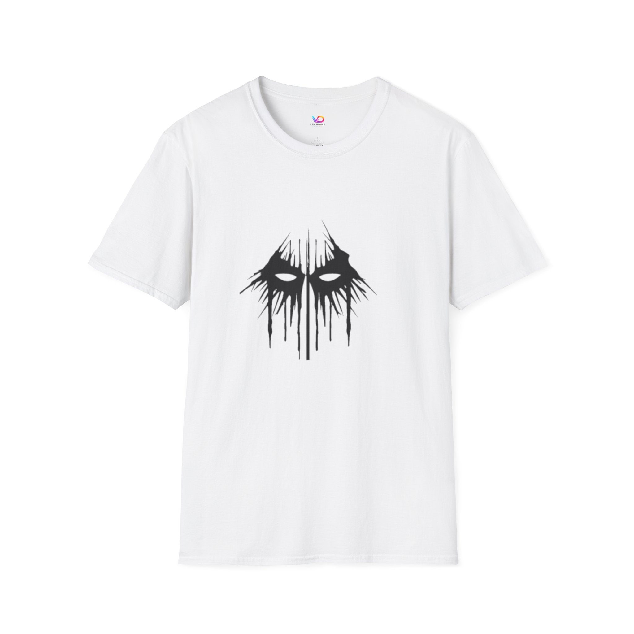 Horror Mask T-Shirt — Dripping Eyes Graphic Tee