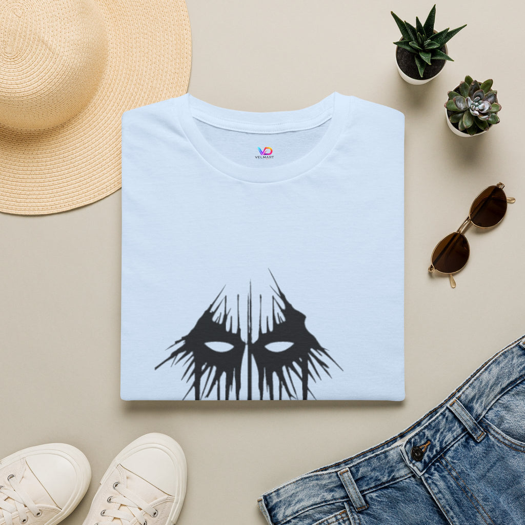 Horror Mask T-Shirt — Dripping Eyes Graphic Tee