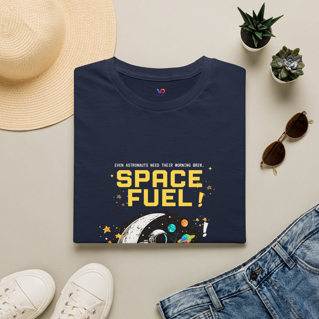 Space Fuel T-Shirt — Retro Planet Donut Graphic Tee