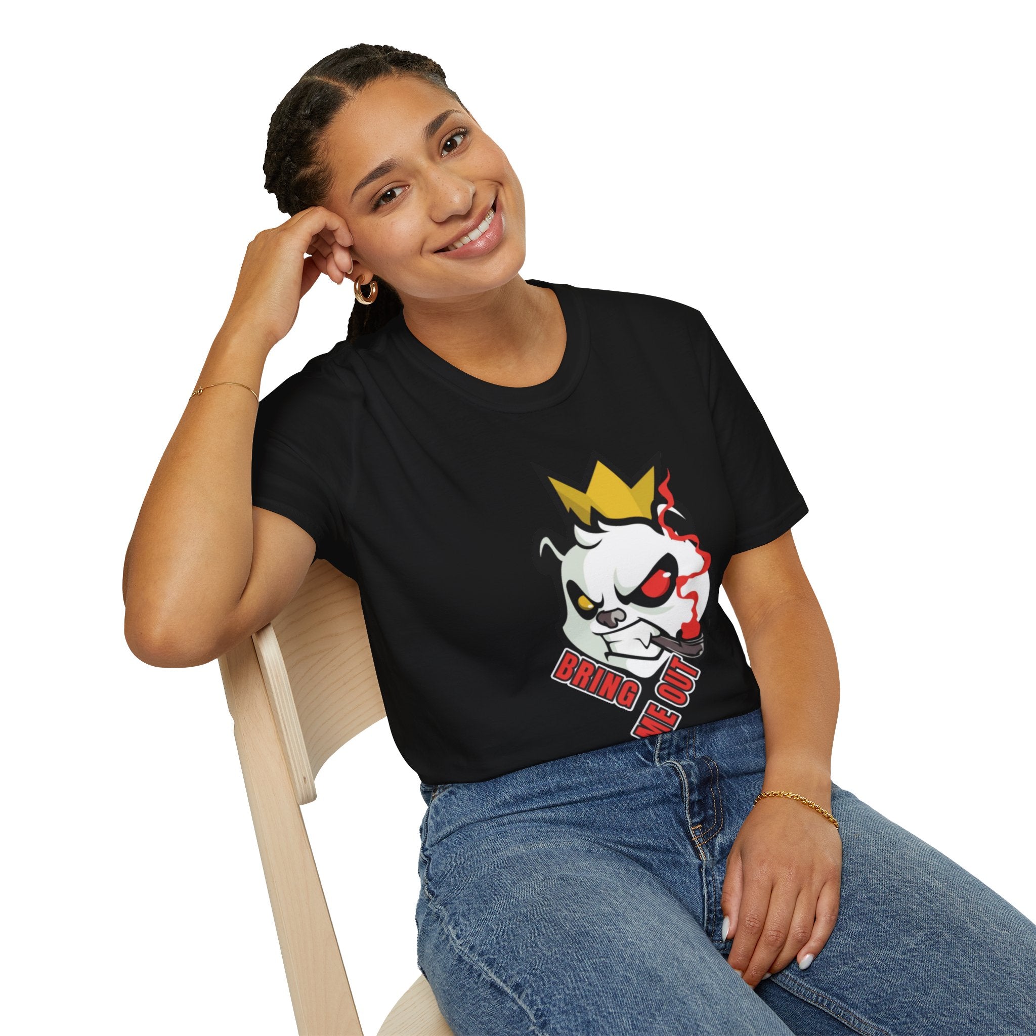 Panda King Graphic Tee — 'Bring Me One' Streetwear T-Shirt