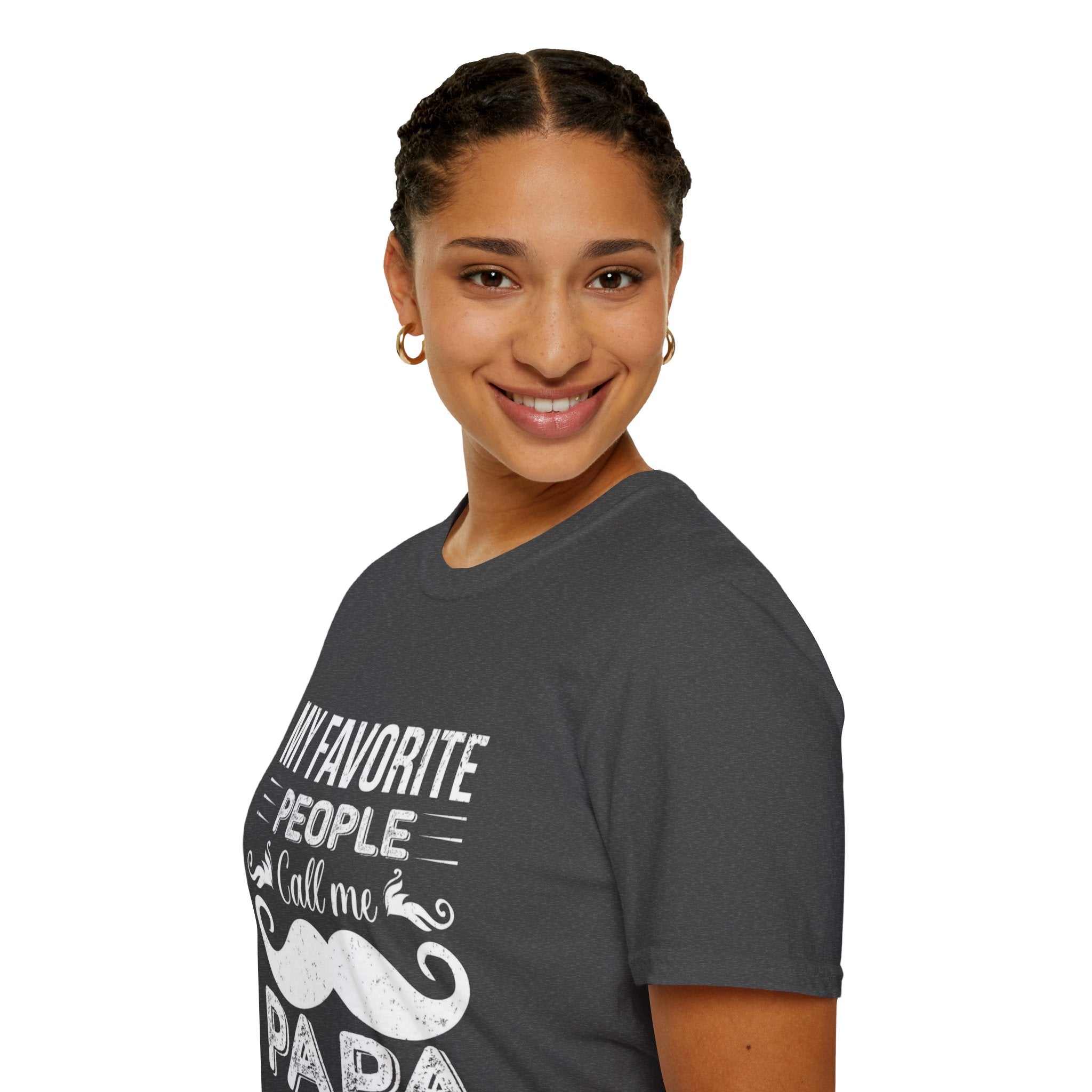 Papa T-Shirt — “My Favorite People Call Me Papa” Vintage Family Gift