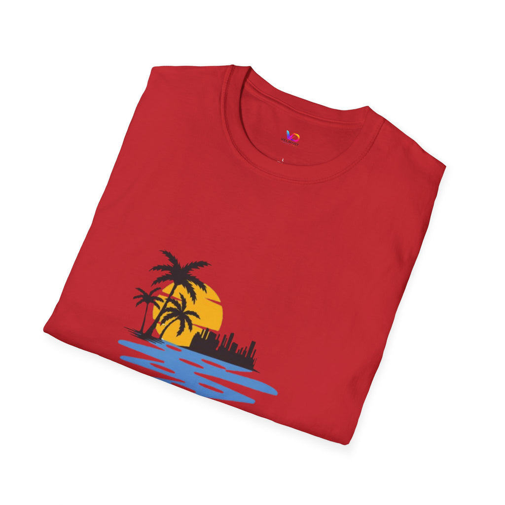 Sunset Beach T-Shirt — "Life Is Better" Palm Tree Graphic