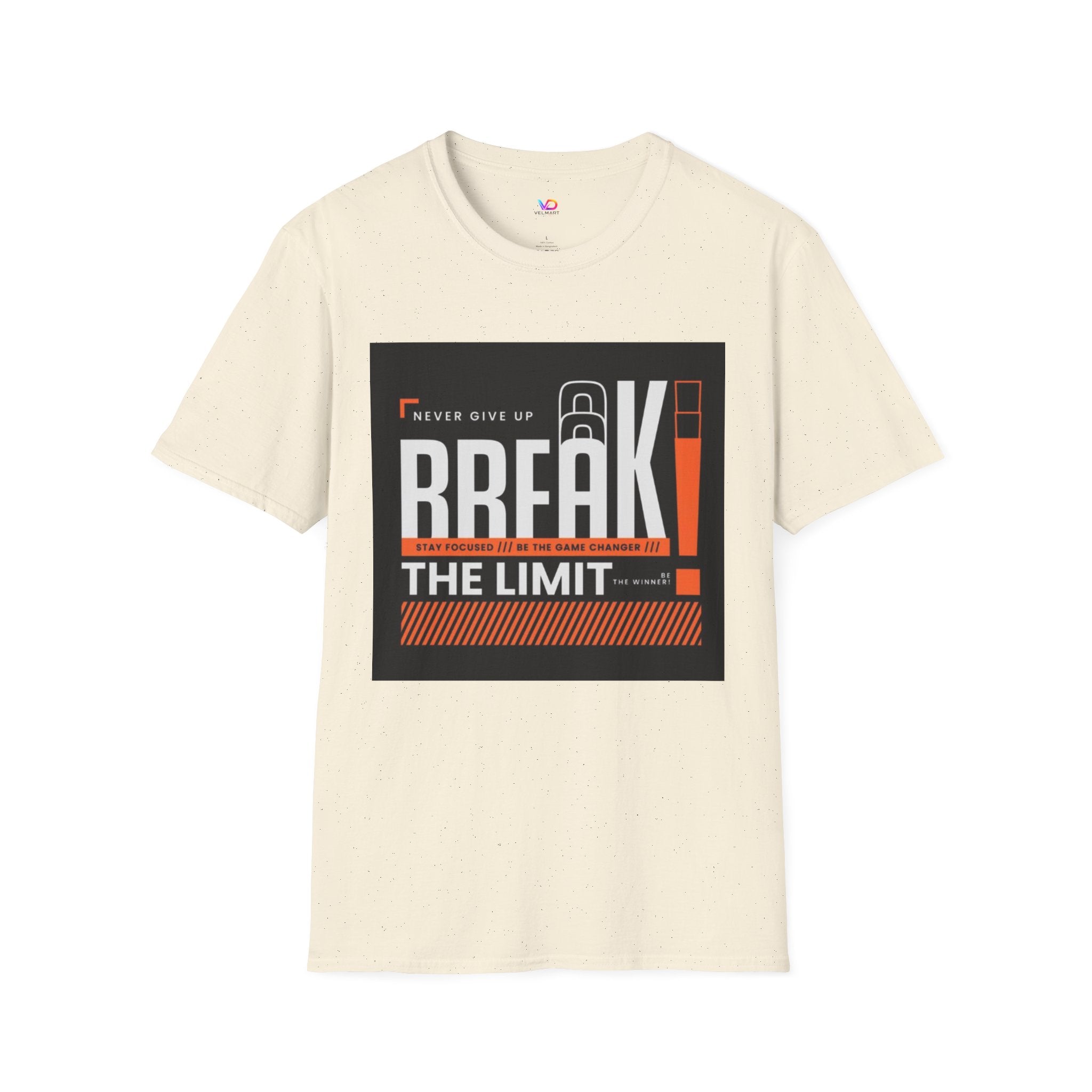 Break the Limit T-Shirt — “Never Give Up, Break” Motivational Graphic Tee