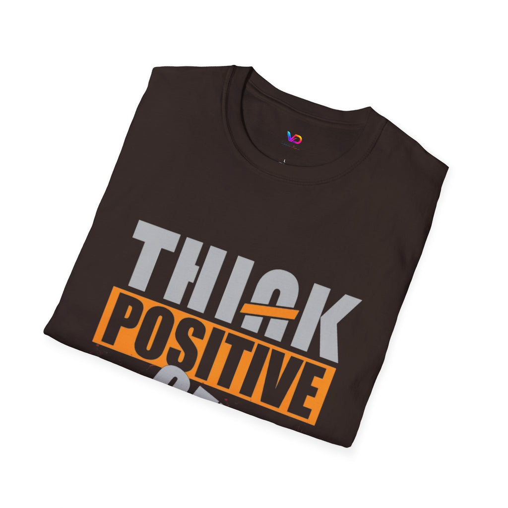 Think Positive T-Shirt — Motivational Graphic Tee