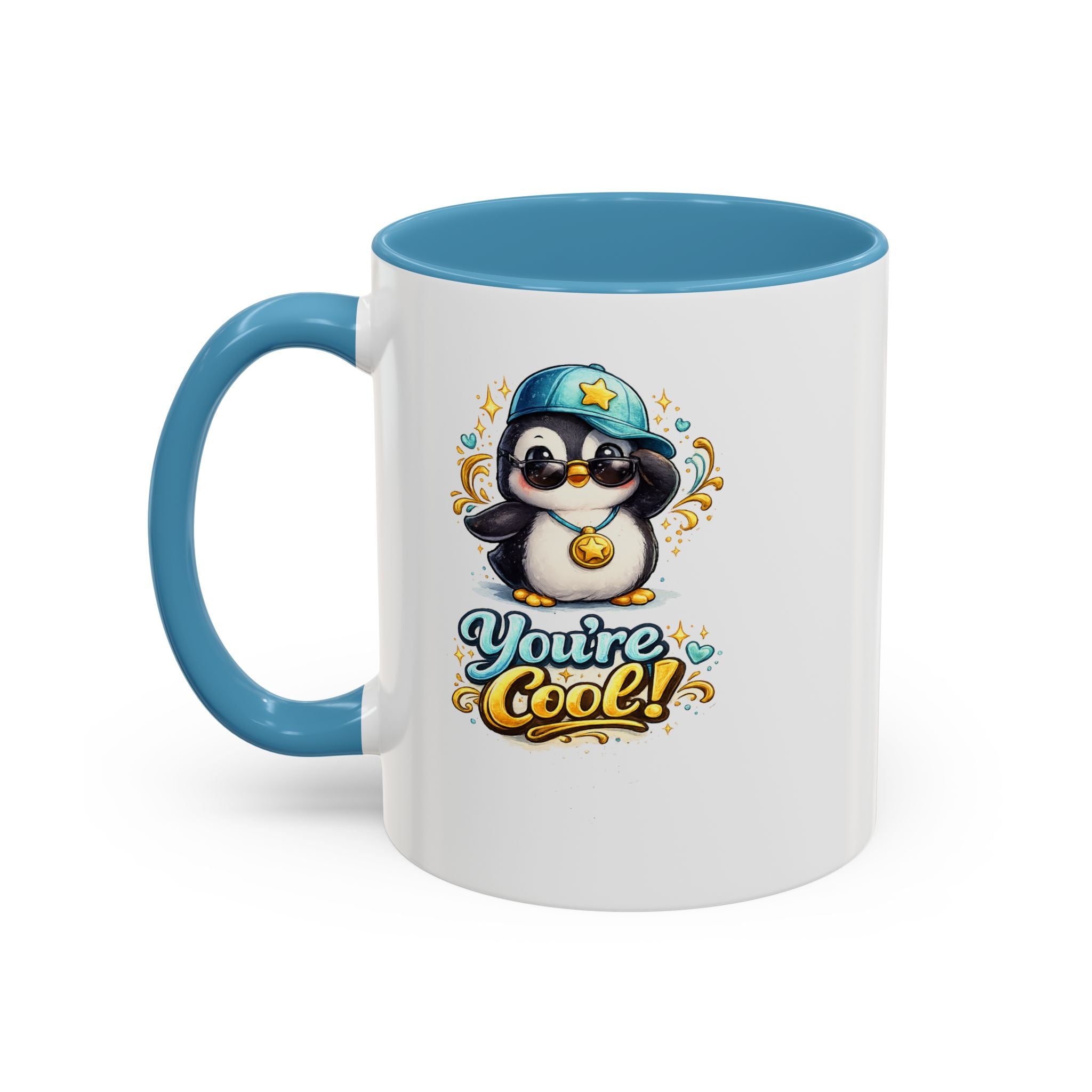 Be Kind Be Happy Keep Smiling Dolphin Accent Coffee Mug