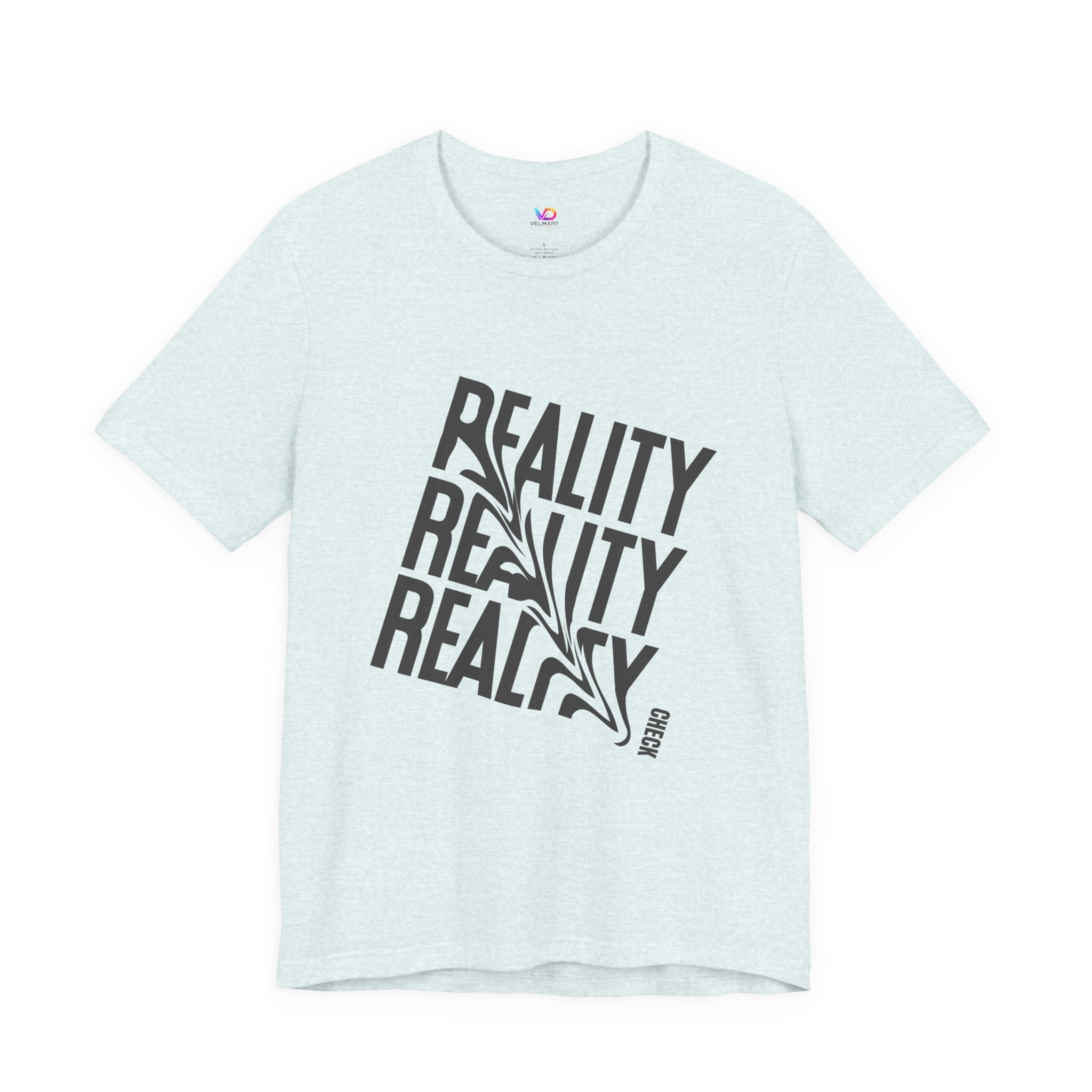 Reality Repeat Tee — Graphic Typography T-Shirt