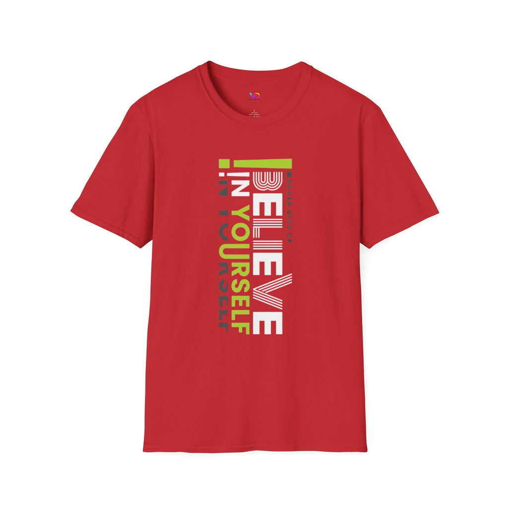 T-Shirt — "Be Yourself" Vertical Motivational Graphic Tee