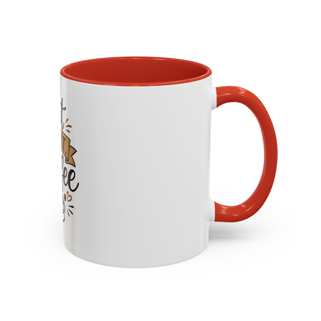 But First Coffee Accent Mug — 11/15oz Ceramic Coffee Cup