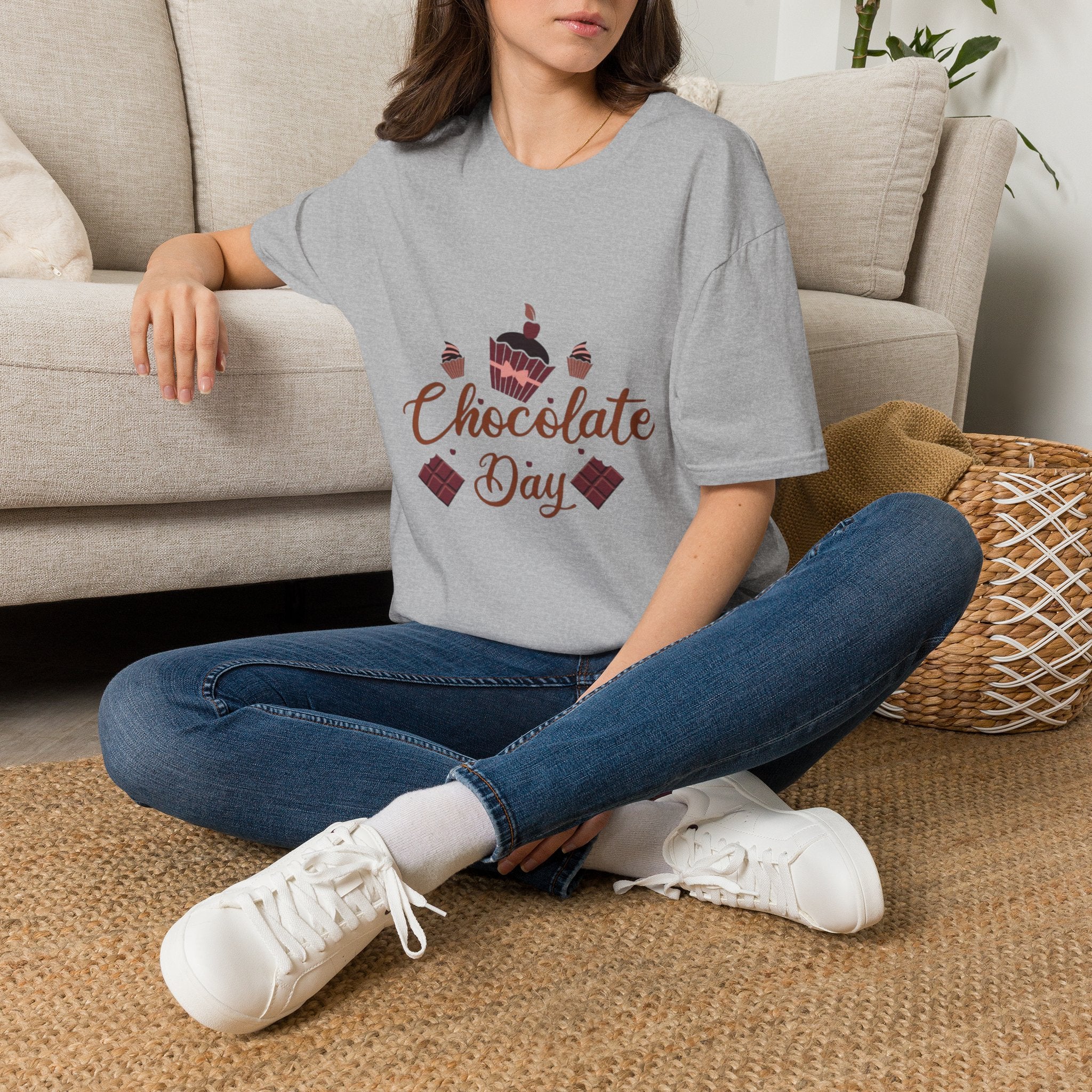 Chocolate Day T‑Shirt — Cupcake & Candy Dessert Lovers Tee