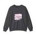 Do More Of What You Love Crewneck Sweatshirt – Motivational Pink Brushstroke Crew