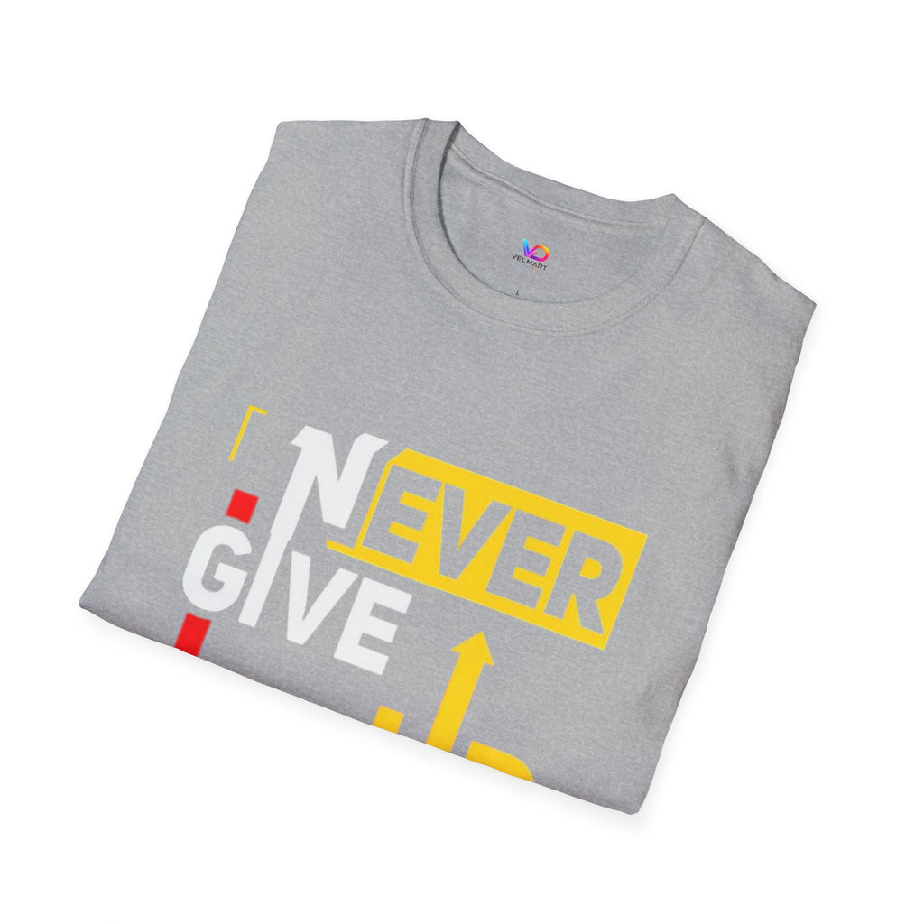 Never Give Up T-Shirt — Motivational Graphic Tee