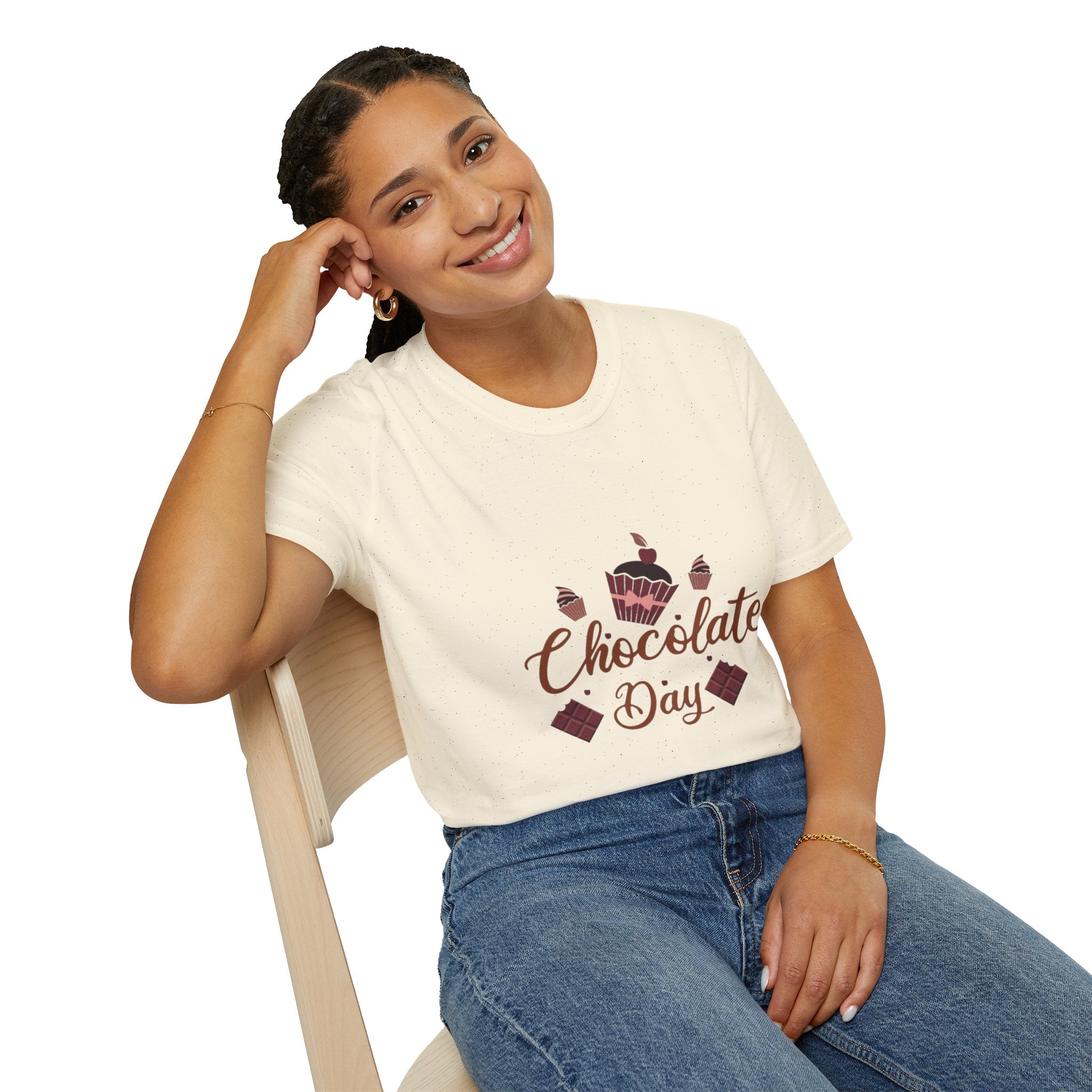 Chocolate Day T‑Shirt — Cupcake & Candy Dessert Lovers Tee