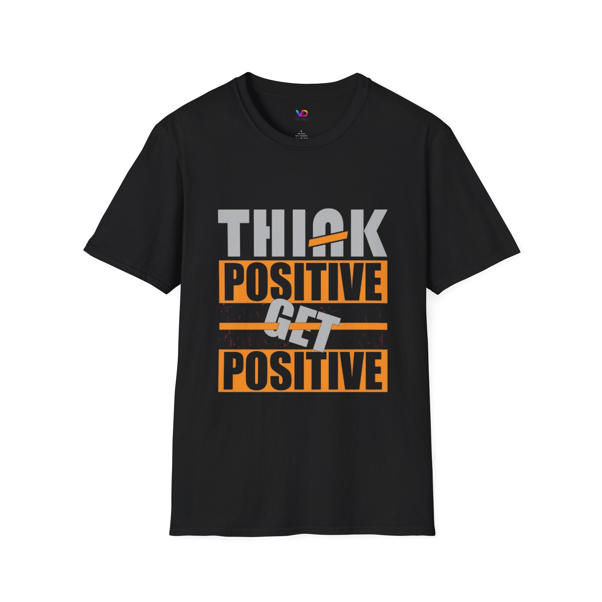 Think Positive T-Shirt — Motivational Graphic Tee