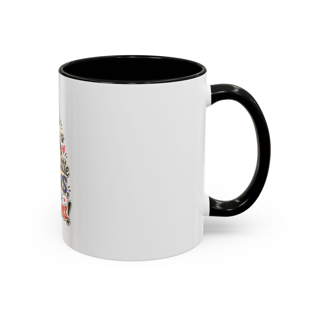 Coffee Mug - "Little Paws, Big Dreams" German Shepherd Puppy Accent Mug (11/15 oz)