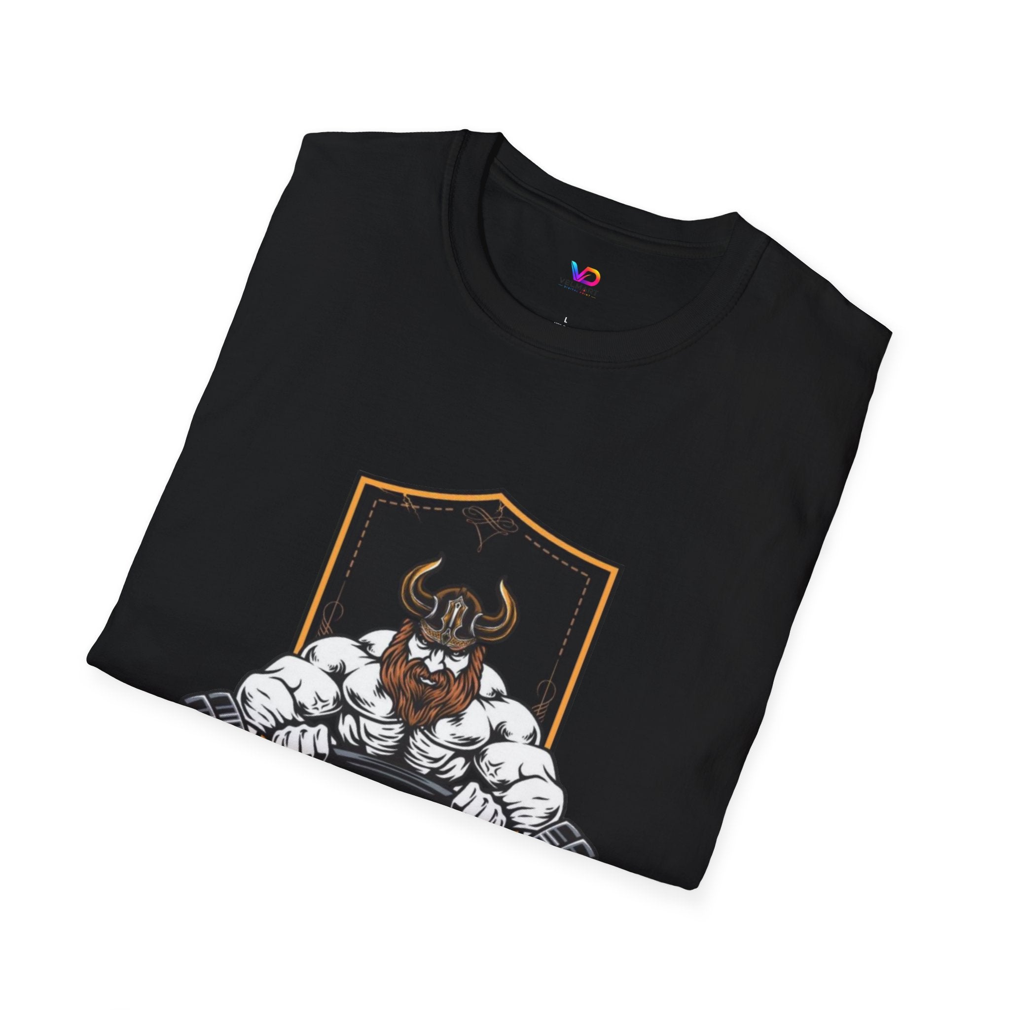 Viking Barbell T-Shirt — Norse Strength Gym Tee
