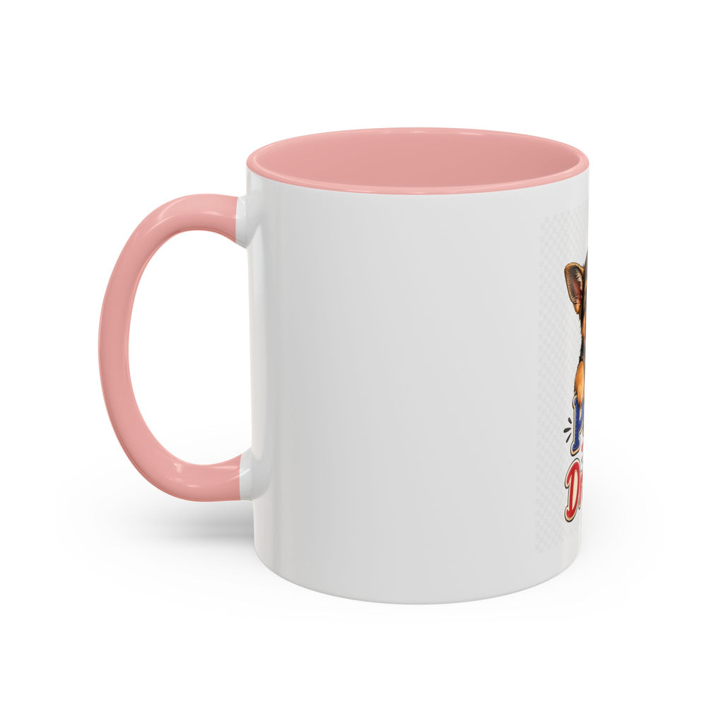 Coffee Mug - "Little Paws, Big Dreams" German Shepherd Puppy Accent Mug (11/15 oz)