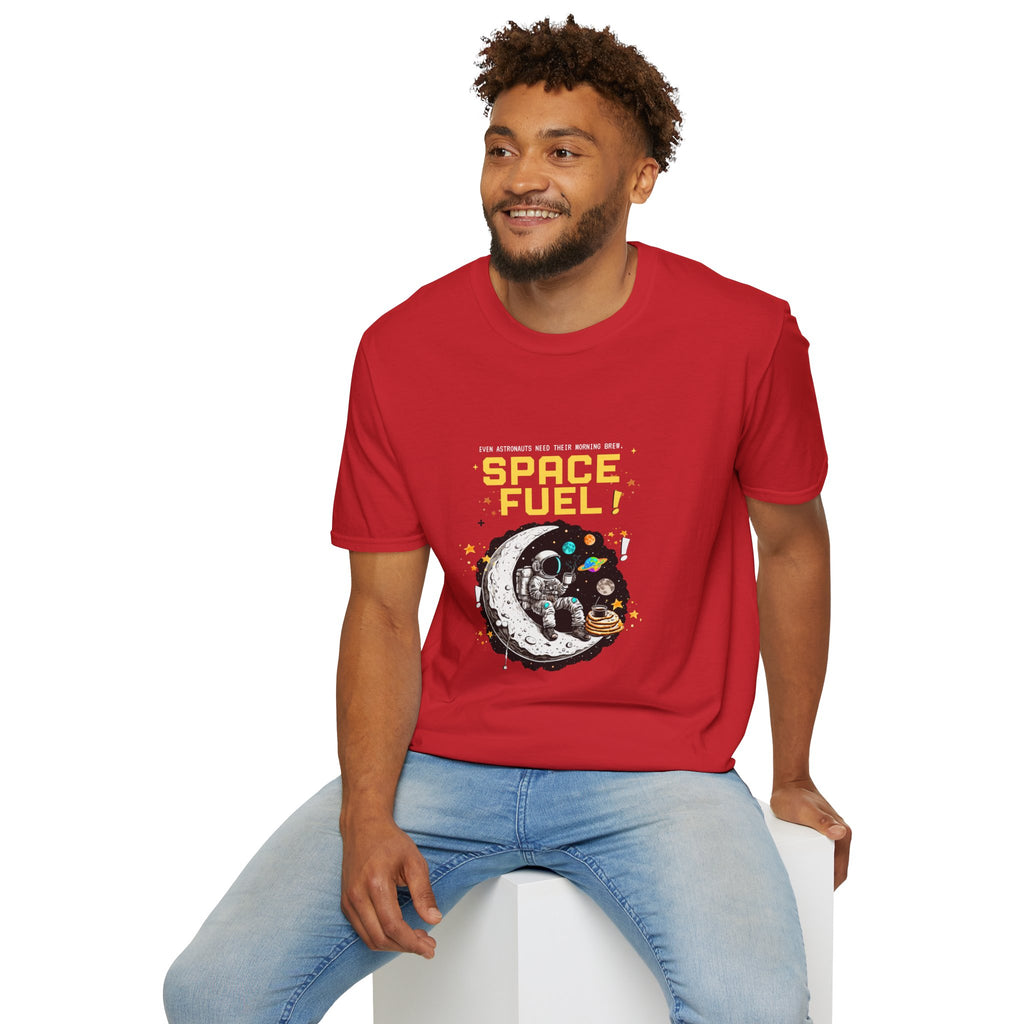 Space Fuel T-Shirt — Retro Planet Donut Graphic Tee