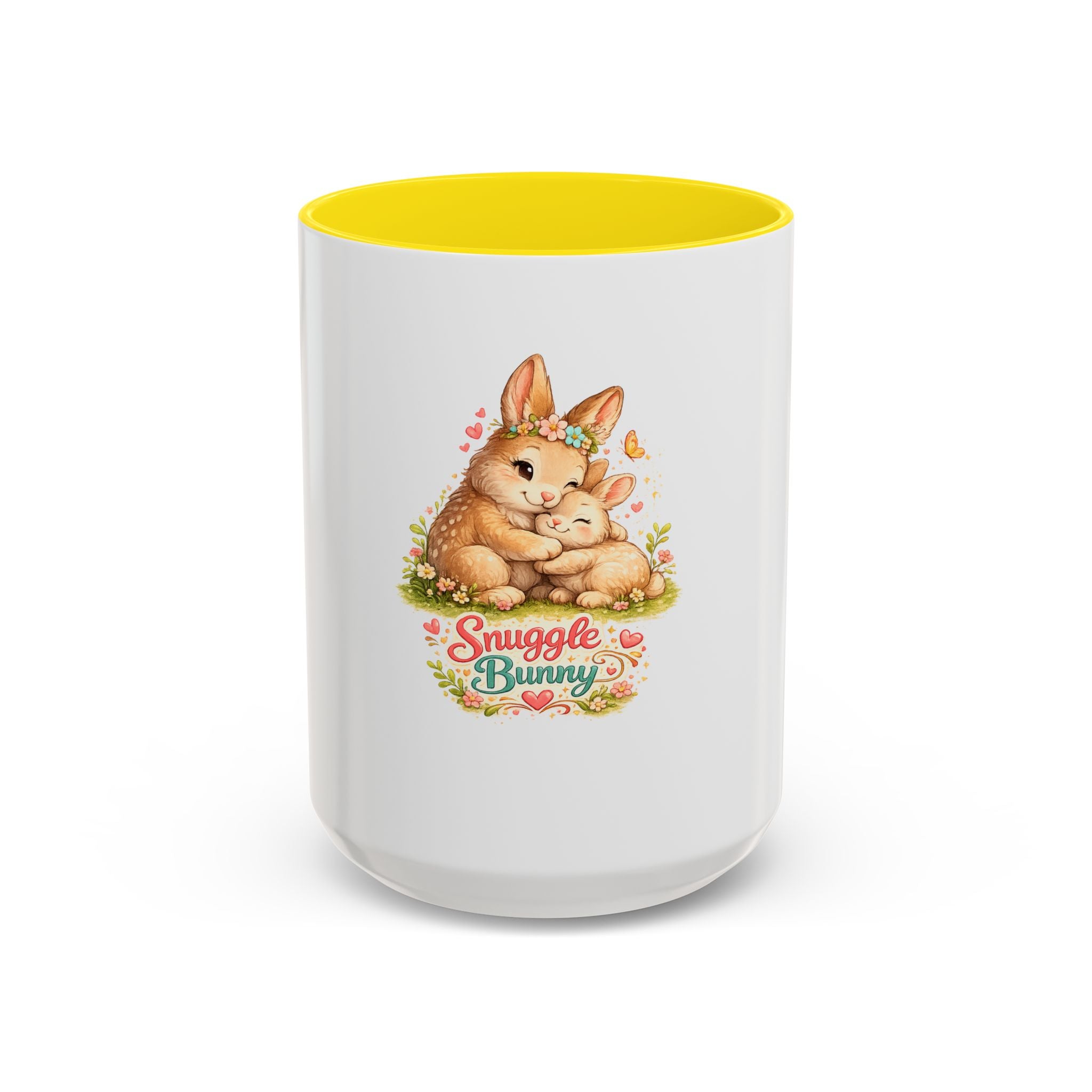 Snuggle Bunny Coffee Mug — Cute Bunny Mug (11/15oz)