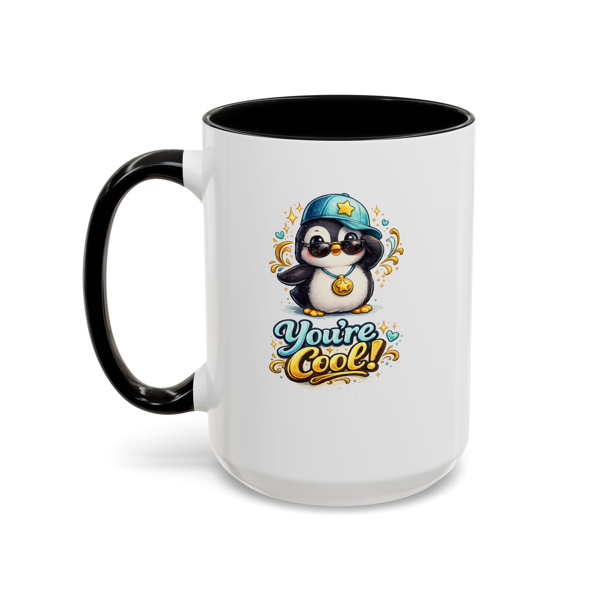 Be Kind Be Happy Keep Smiling Dolphin Accent Coffee Mug