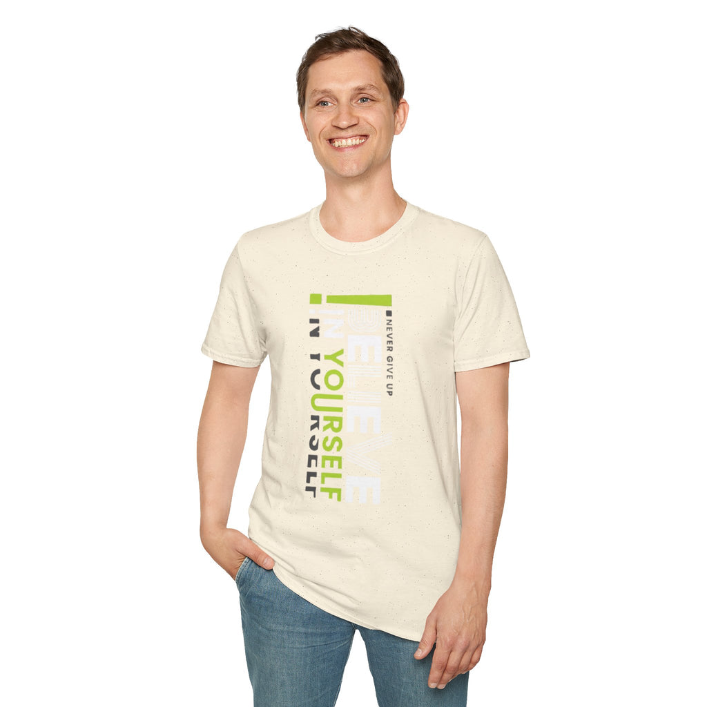 T-Shirt — "Be Yourself" Vertical Motivational Graphic Tee