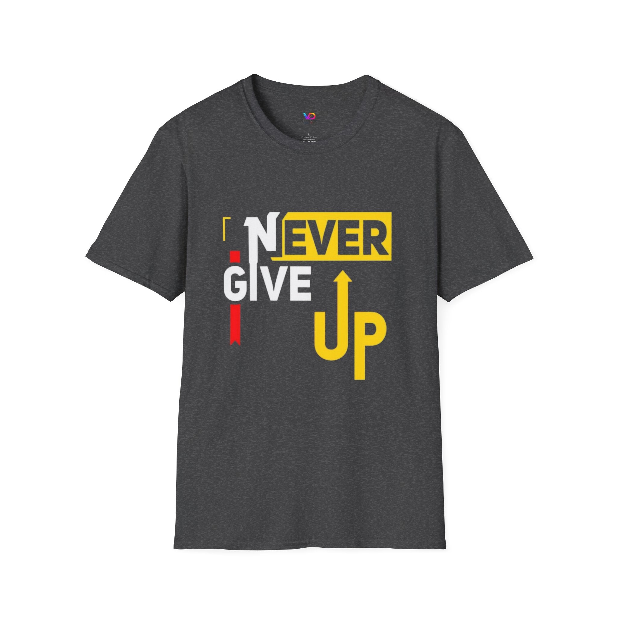 Never Give Up T-Shirt — Motivational Graphic Tee