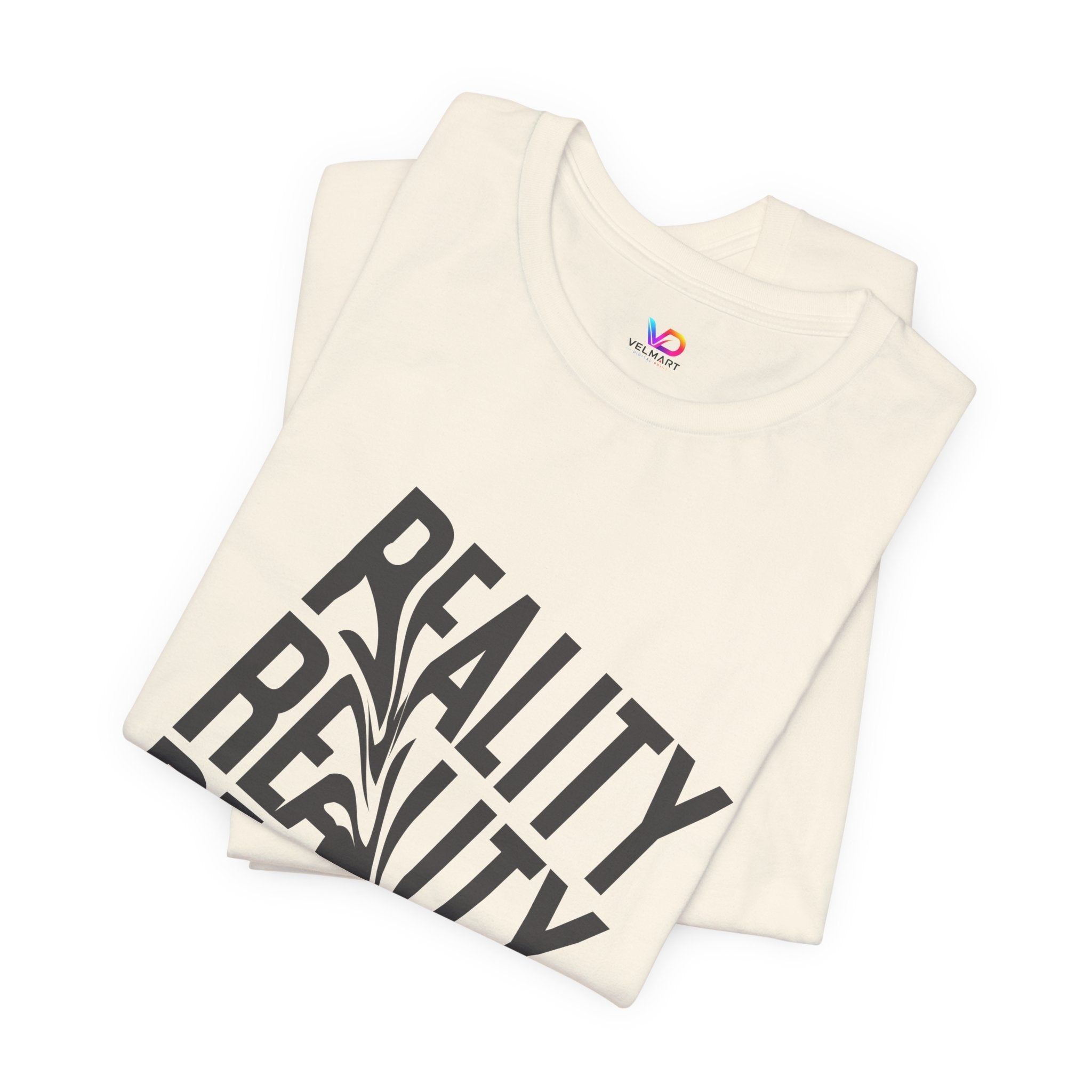 Reality Repeat Tee — Graphic Typography T-Shirt