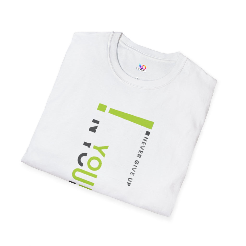 T-Shirt — "Be Yourself" Vertical Motivational Graphic Tee