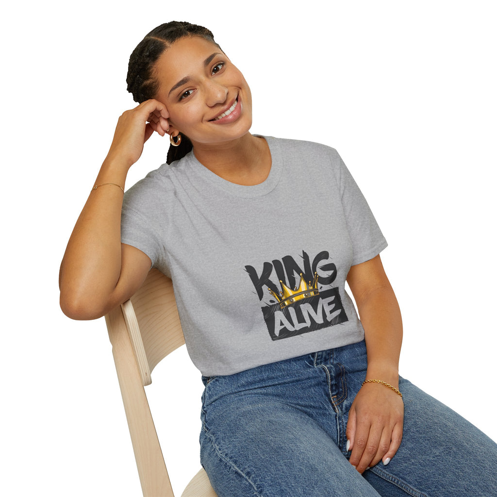 King Alive T-Shirt — Bold Crown Streetwear Tee