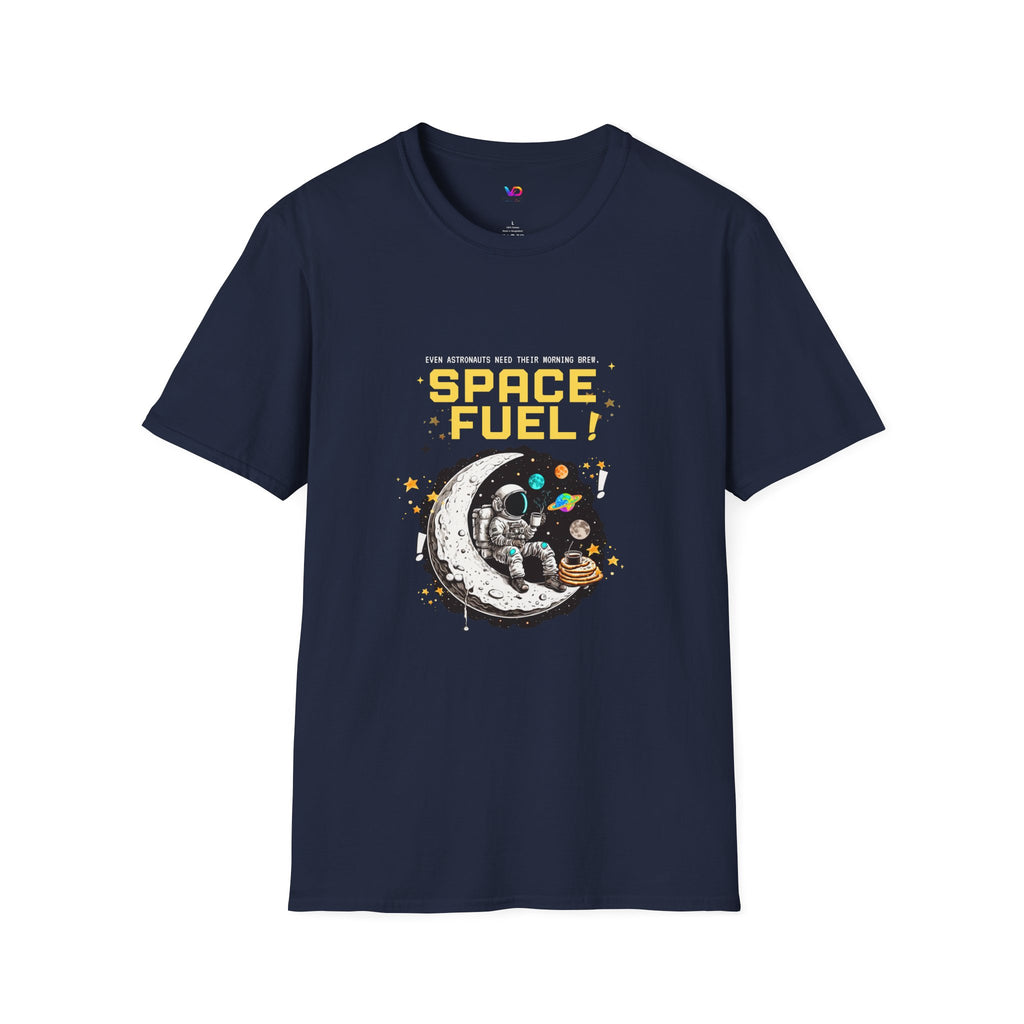 Space Fuel T-Shirt — Retro Planet Donut Graphic Tee