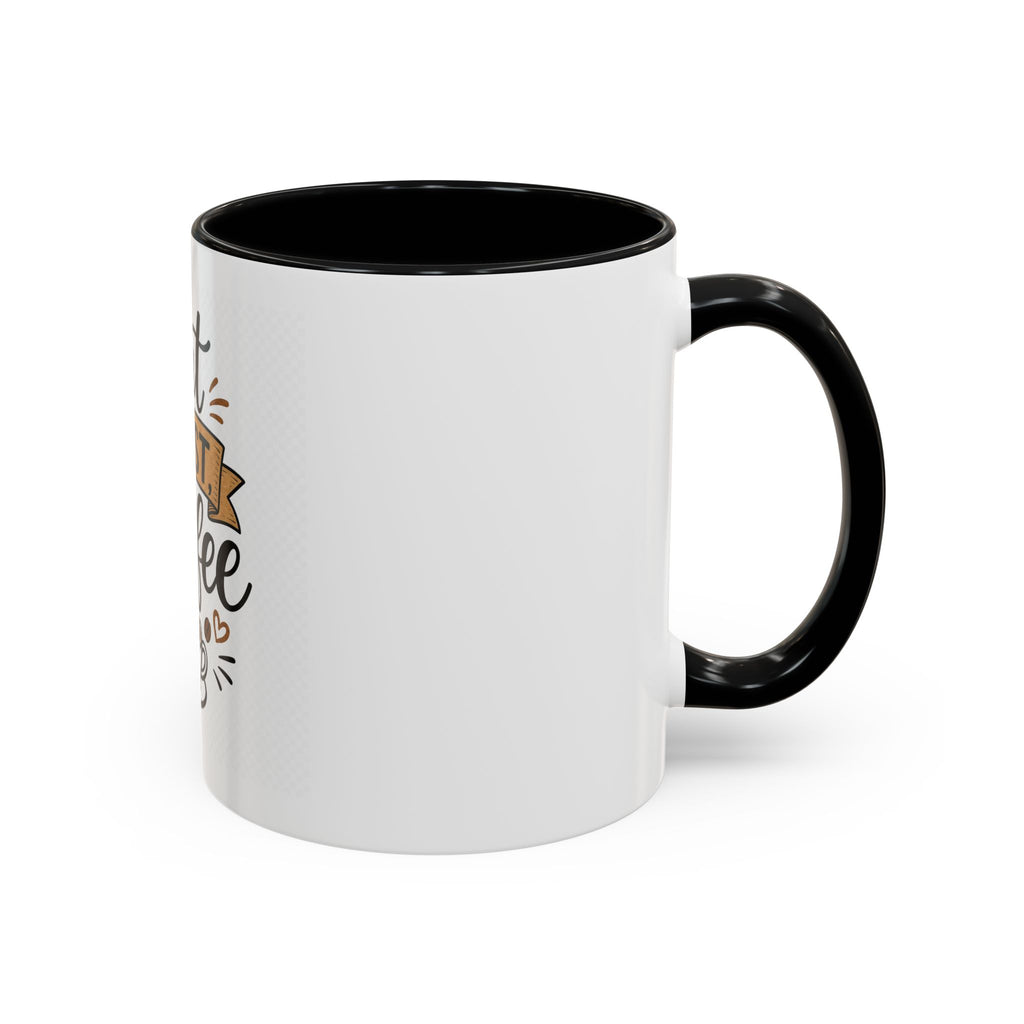 But First Coffee Accent Mug — 11/15oz Ceramic Coffee Cup