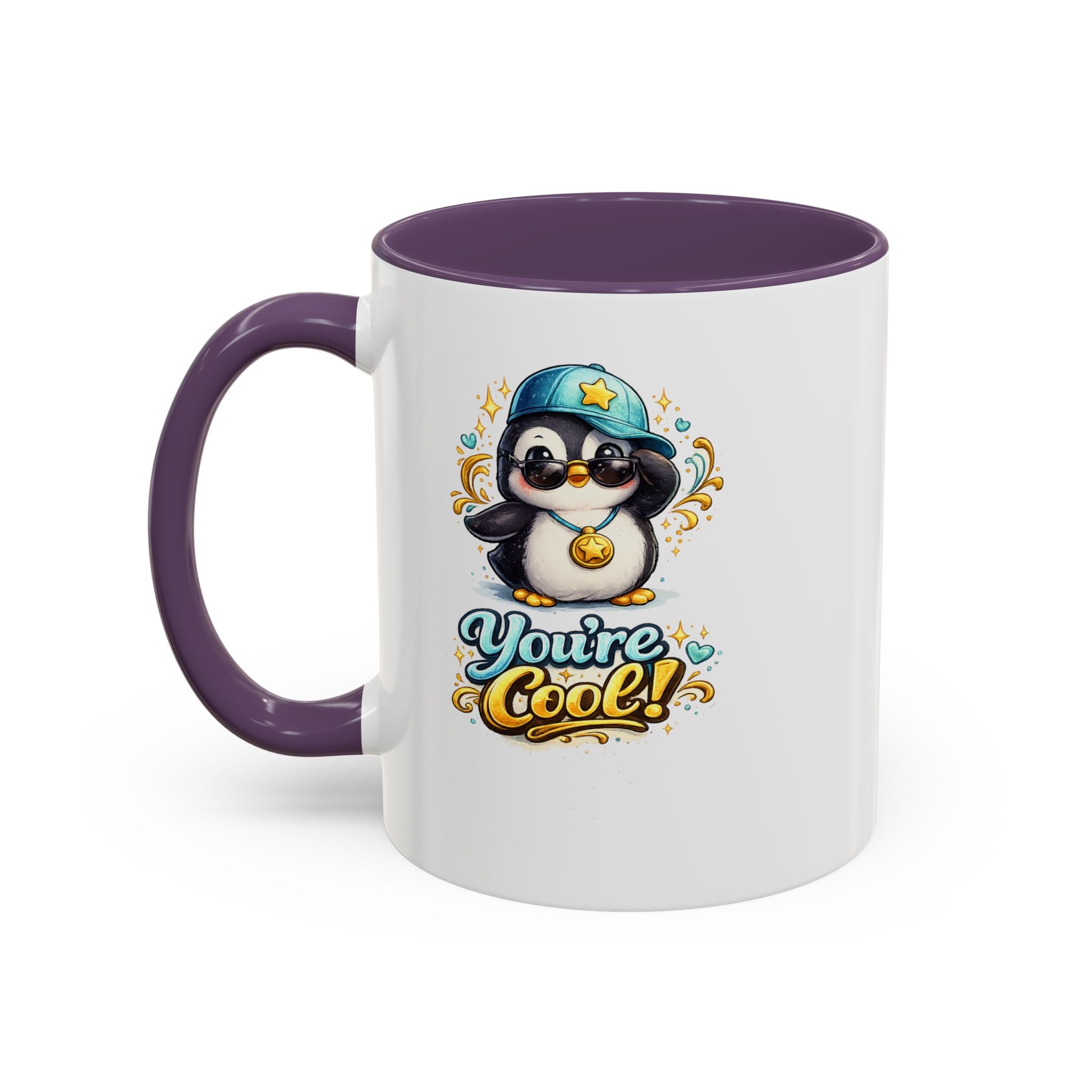 Be Kind Be Happy Keep Smiling Dolphin Accent Coffee Mug