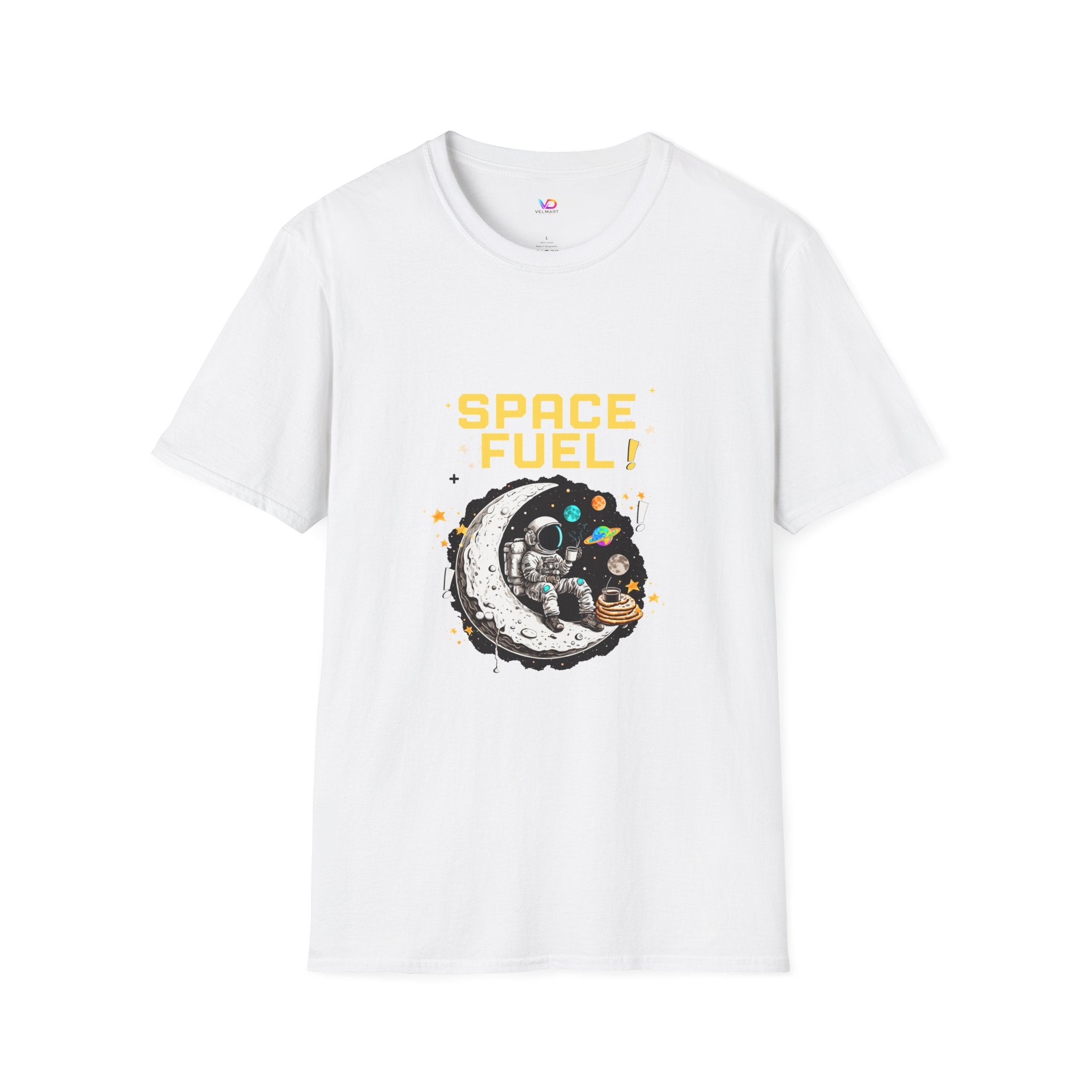 Space Fuel T-Shirt — Retro Planet Donut Graphic Tee