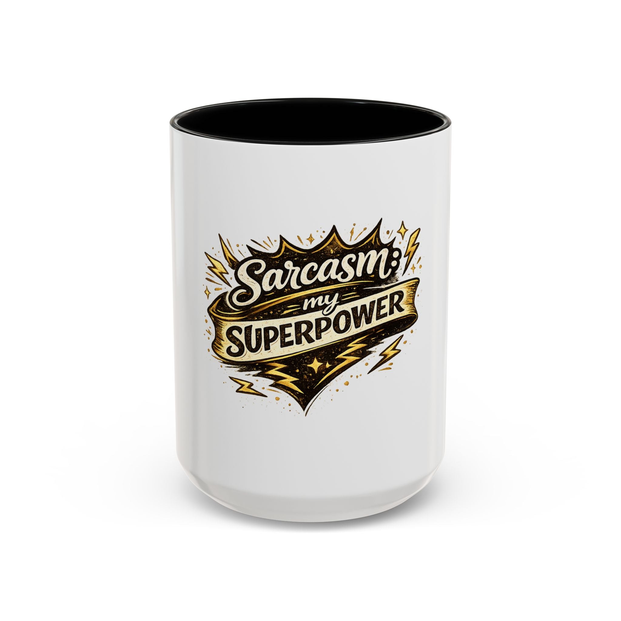 Sarcasm My Superpower Accent Coffee Mug — Funny Novelty 11/15oz