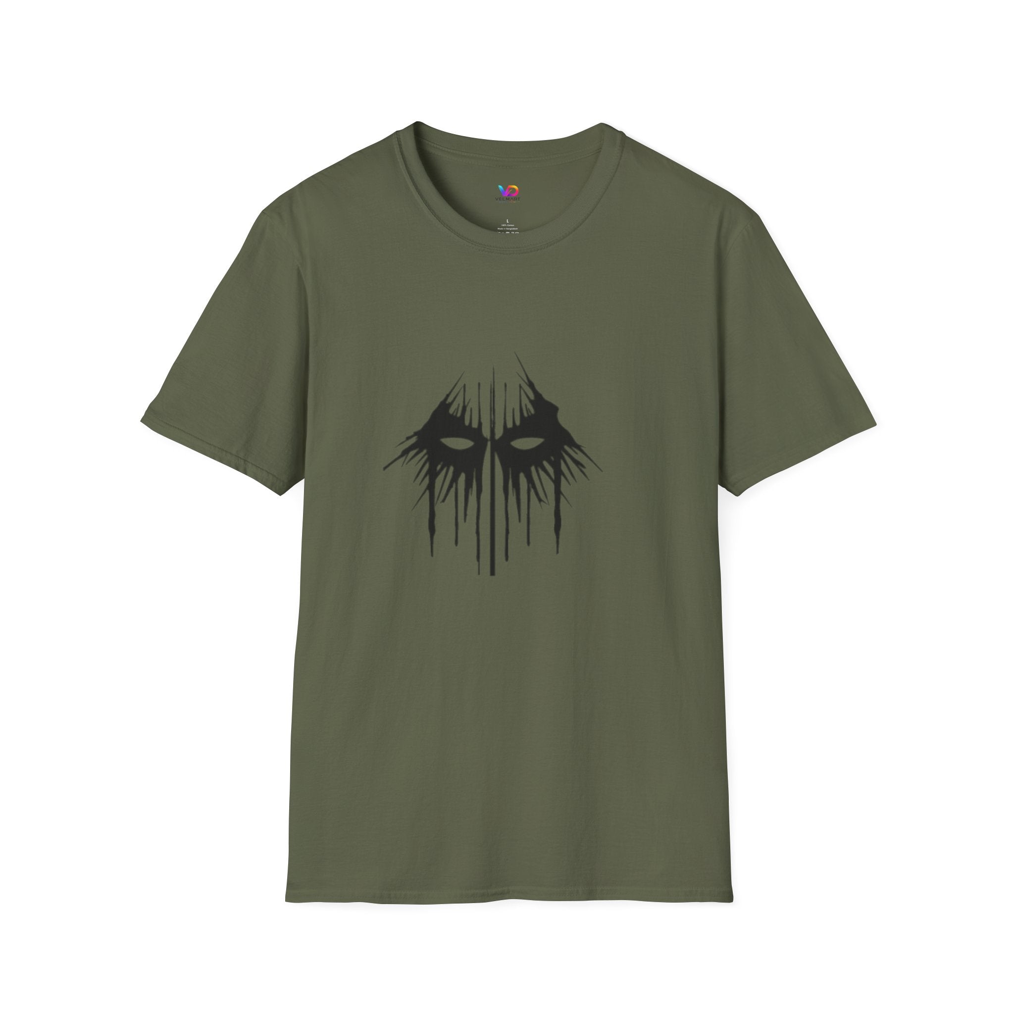 Horror Mask T-Shirt — Dripping Eyes Graphic Tee