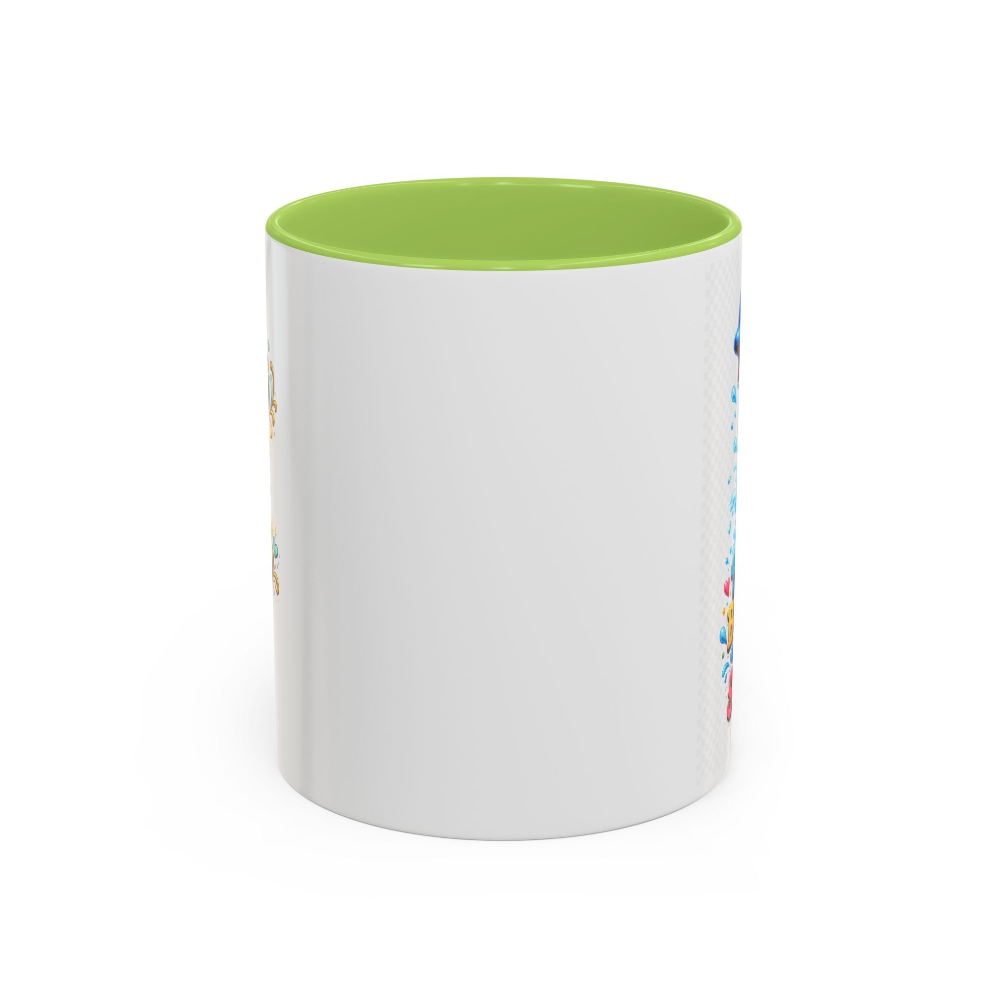 Be Kind Be Happy Keep Smiling Dolphin Accent Coffee Mug