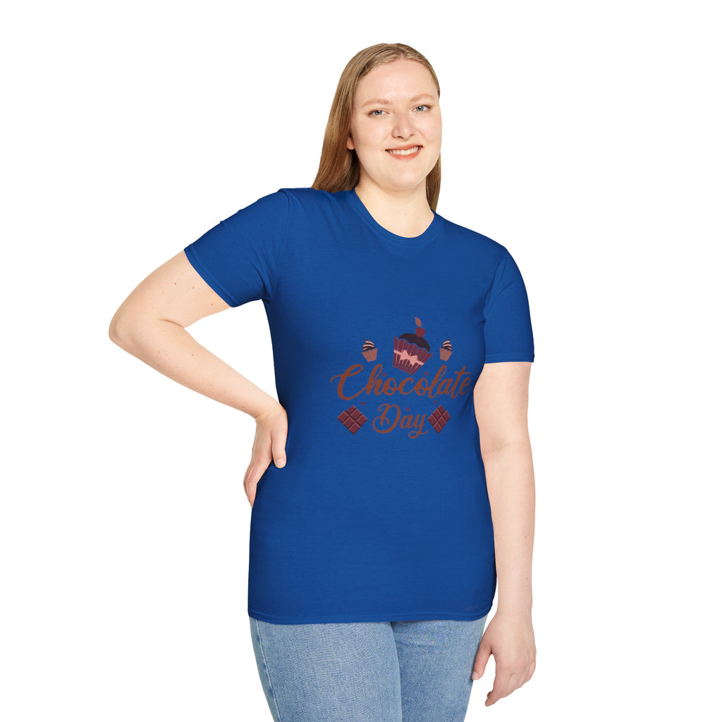Chocolate Day T‑Shirt — Cupcake & Candy Dessert Lovers Tee
