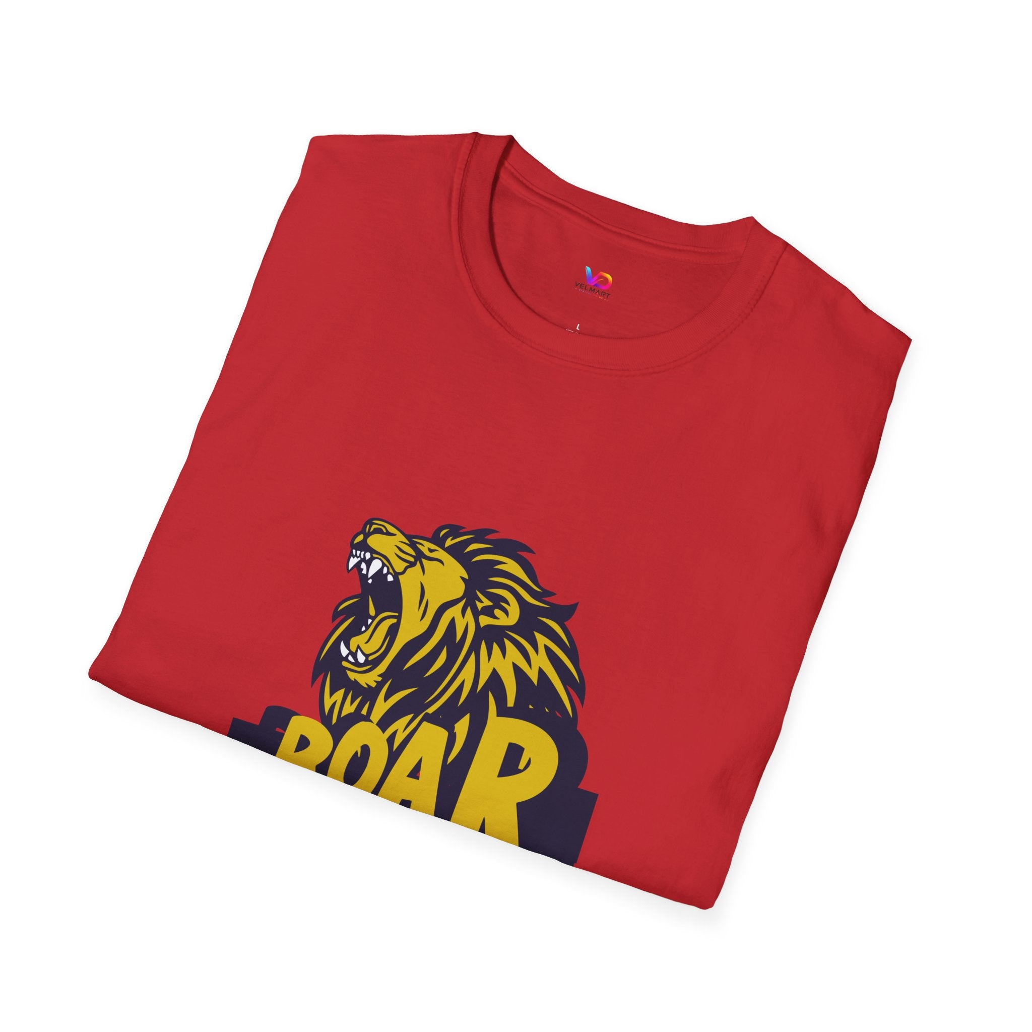 Roaring Lion T-Shirt — Bold Yellow & Navy Graphic Tee