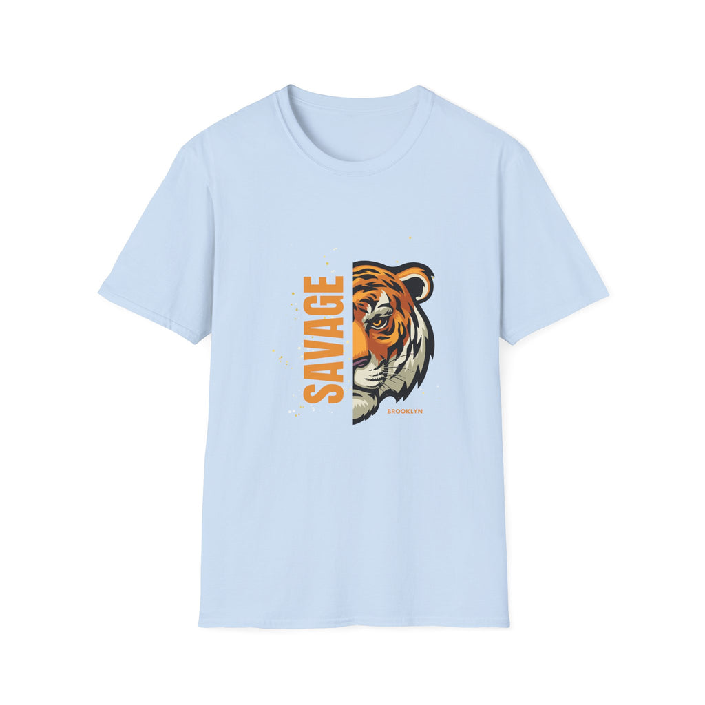 T-shirt graphique tigre sauvage — T-shirt vintage audacieux à tête de tigre