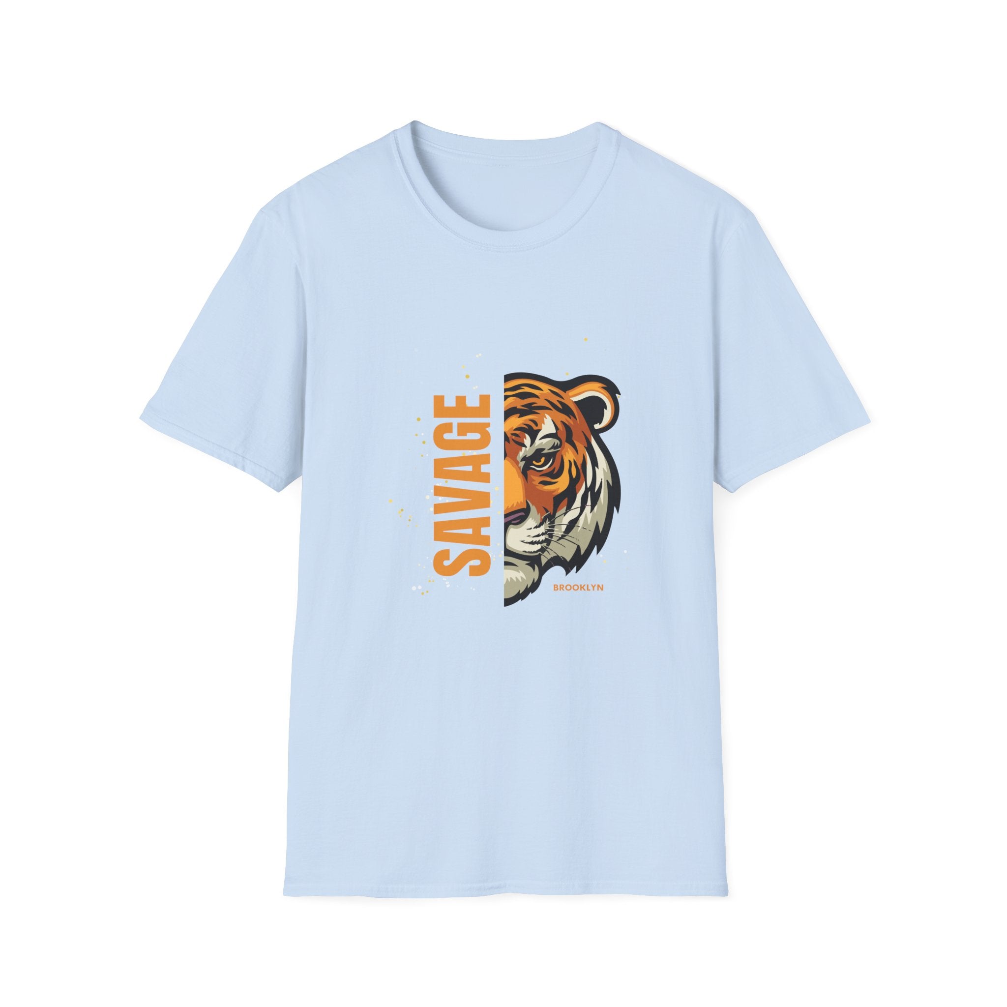 T-shirt graphique tigre sauvage — T-shirt vintage audacieux à tête de tigre