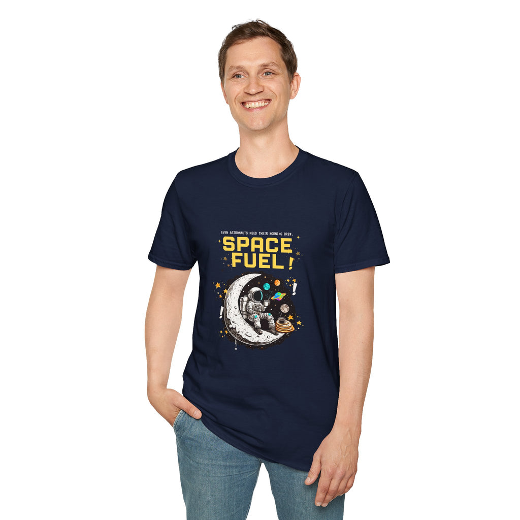 Space Fuel T-Shirt — Retro Planet Donut Graphic Tee